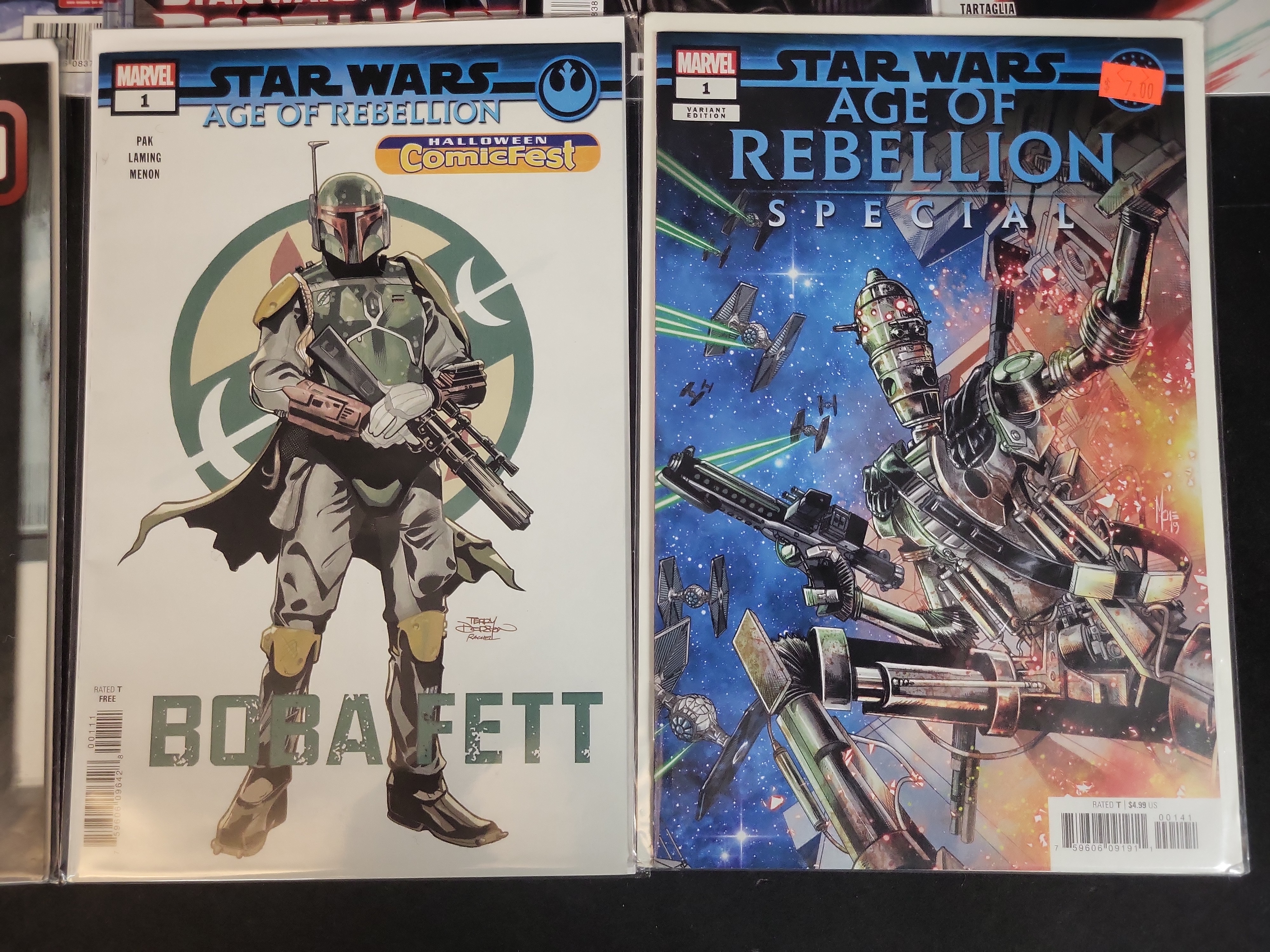 I03794 | A Collection of Modern Age Marvel Star Wars Comics featuring Variant Editions and Certificate of Authenticity