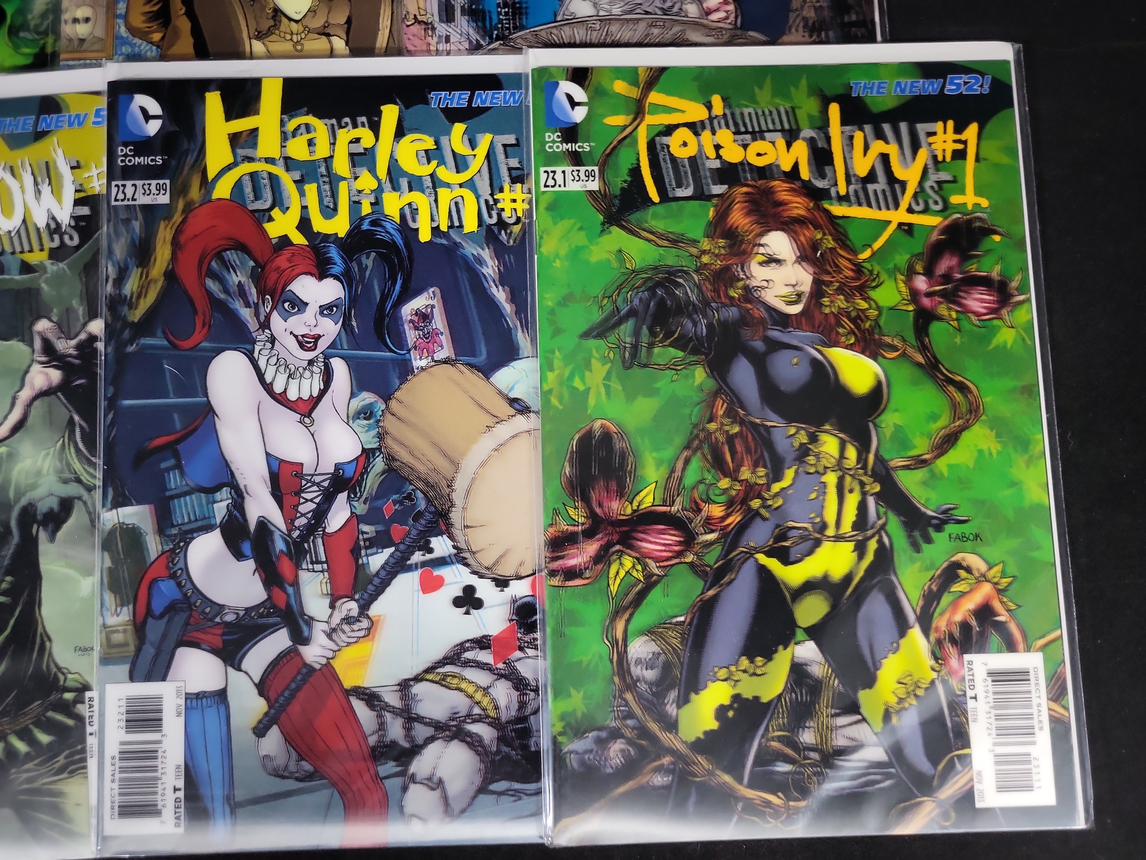 I03800 | A Collection of DC Comics Modern Batman Related Lenticular Variant Issues