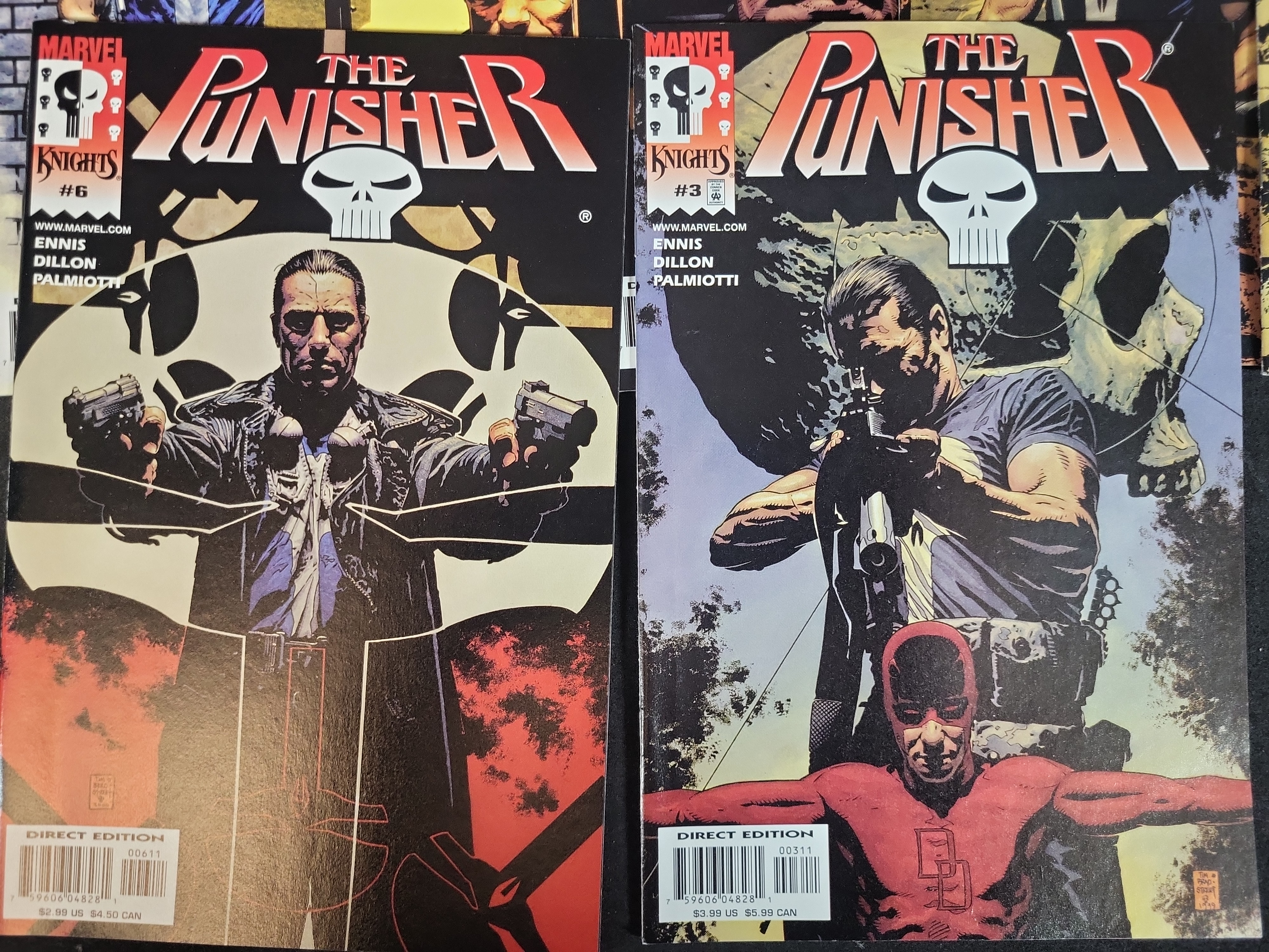I03677 | A Collection of Approximately 27 Marvel Punisher Comic Books Featuring the Garth Ennis Run