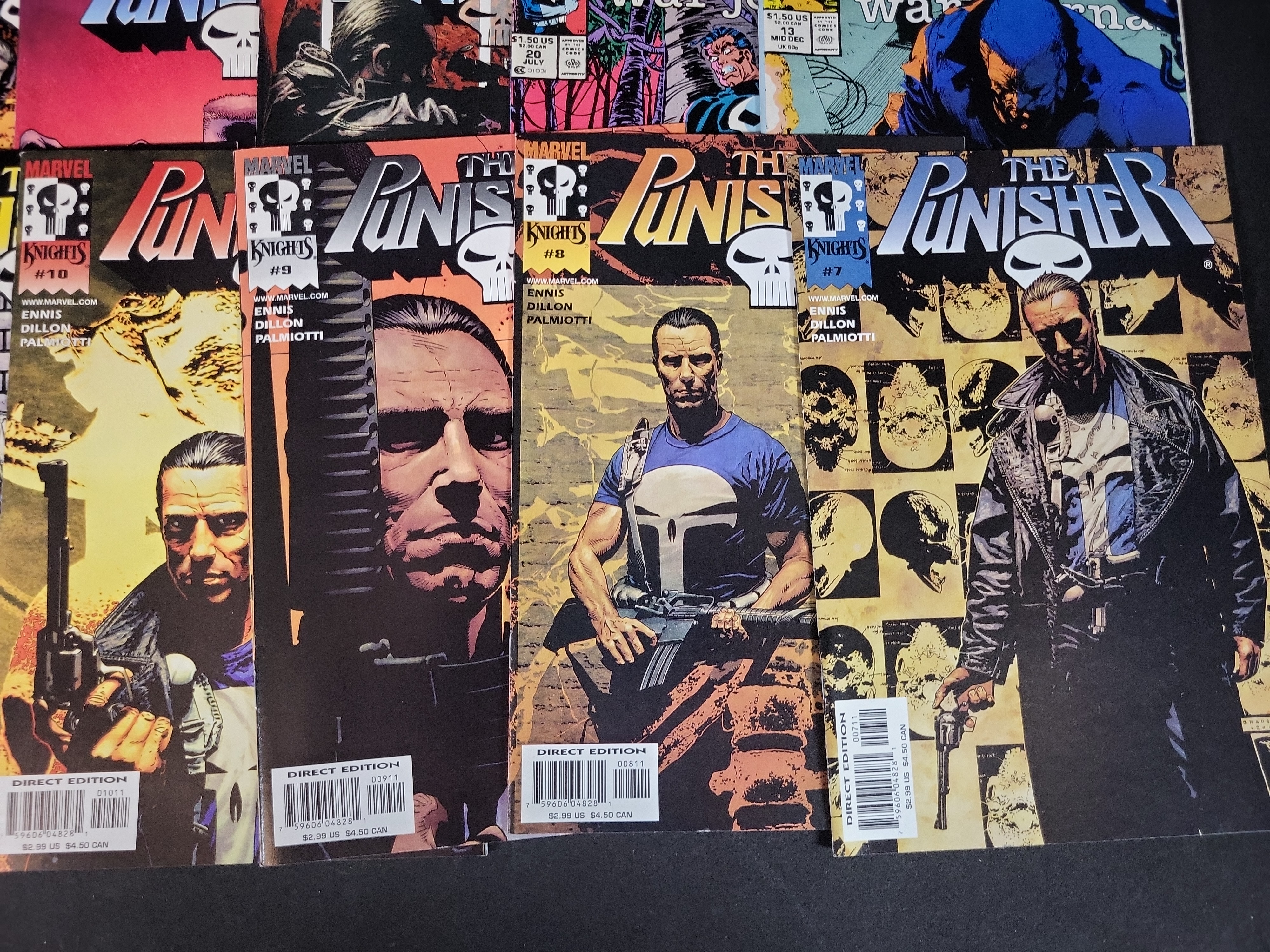 I03677 | A Collection of Approximately 27 Marvel Punisher Comic Books Featuring the Garth Ennis Run