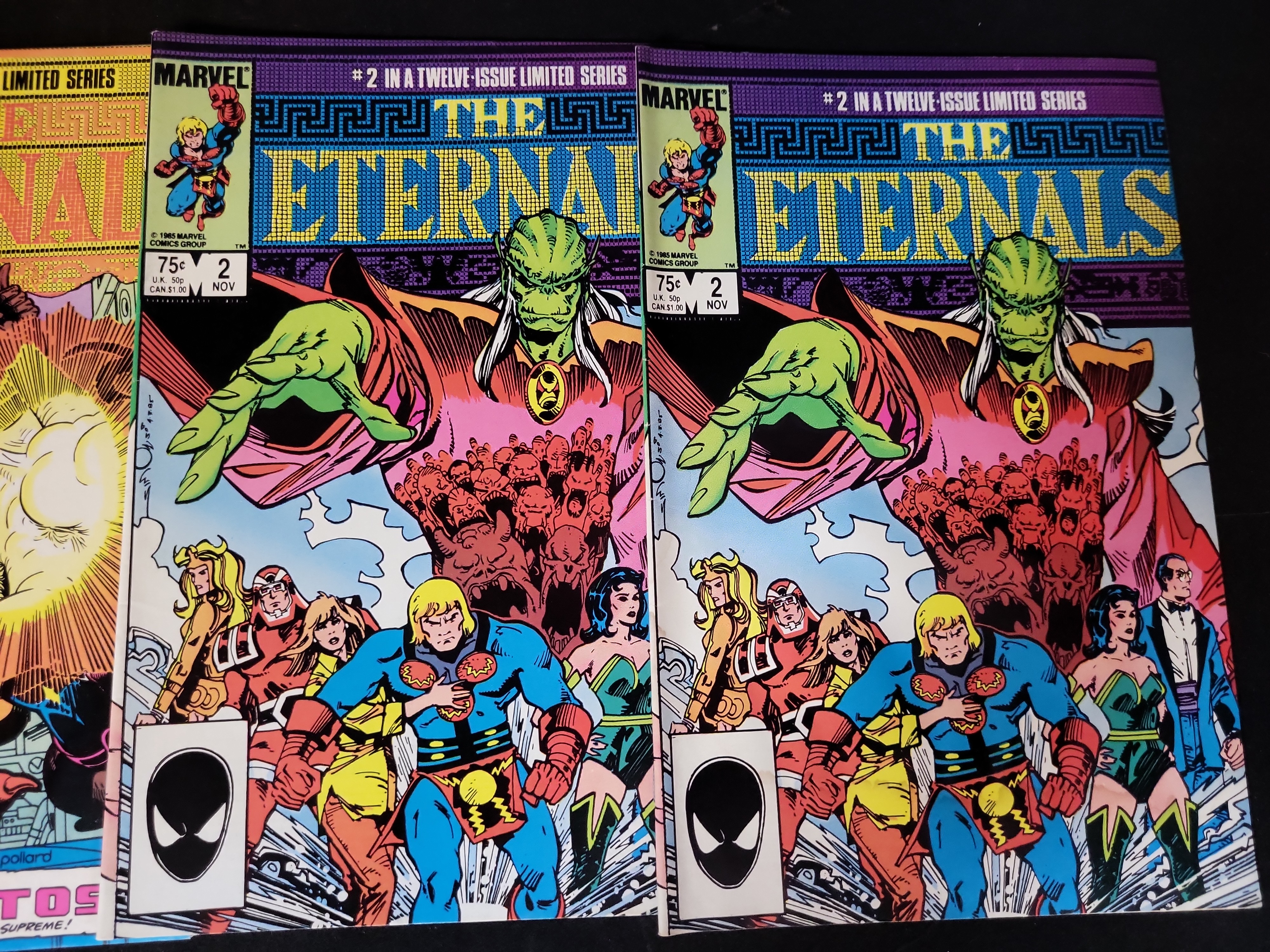 I03687 | Twelve Marvel Comics The Eternals Featuring Bronze and Modern Age Key Issues