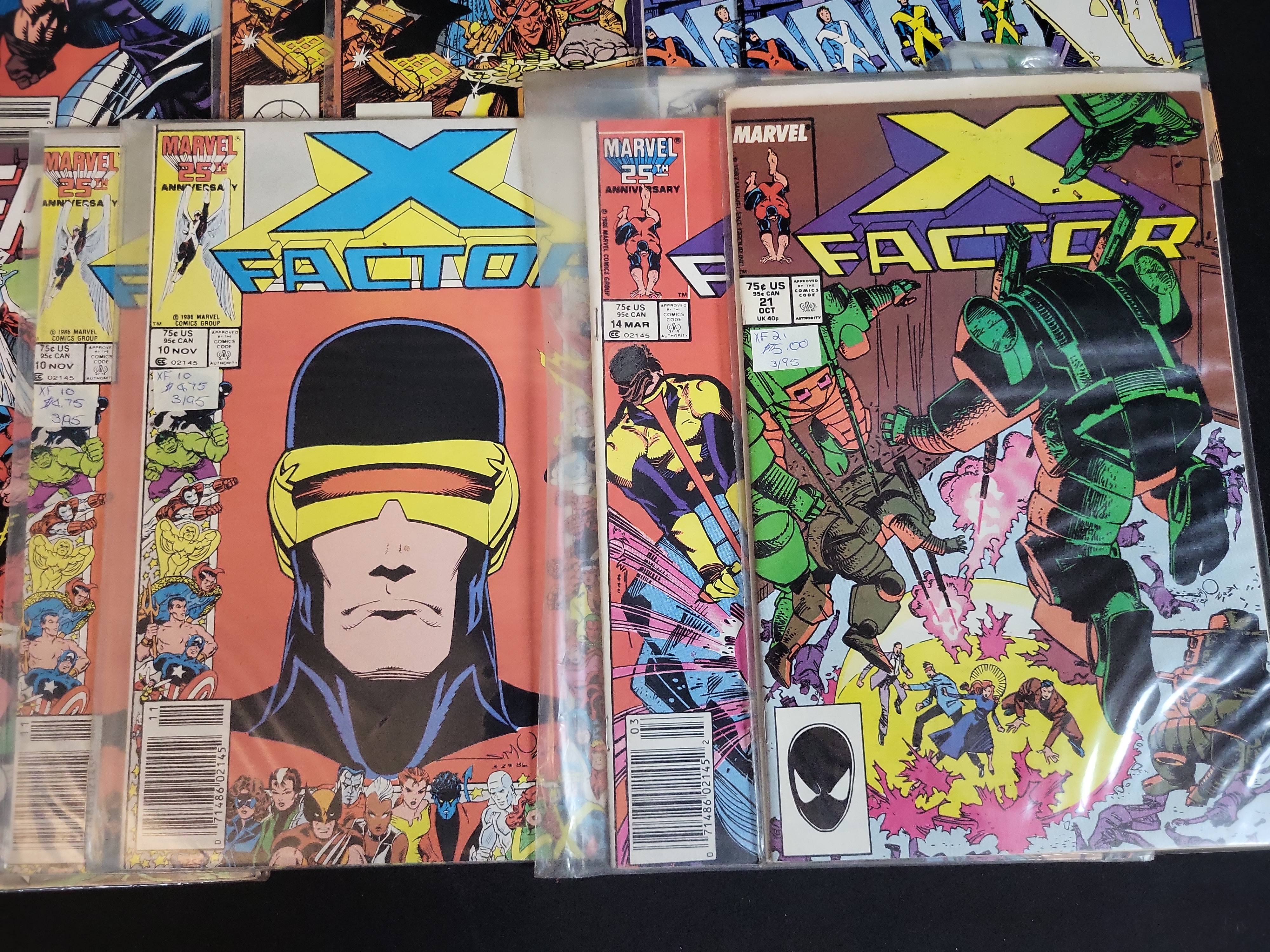 I03691 | A Collection of Marvel X-Factor Vol. 1 Comic Books Including Key Issues