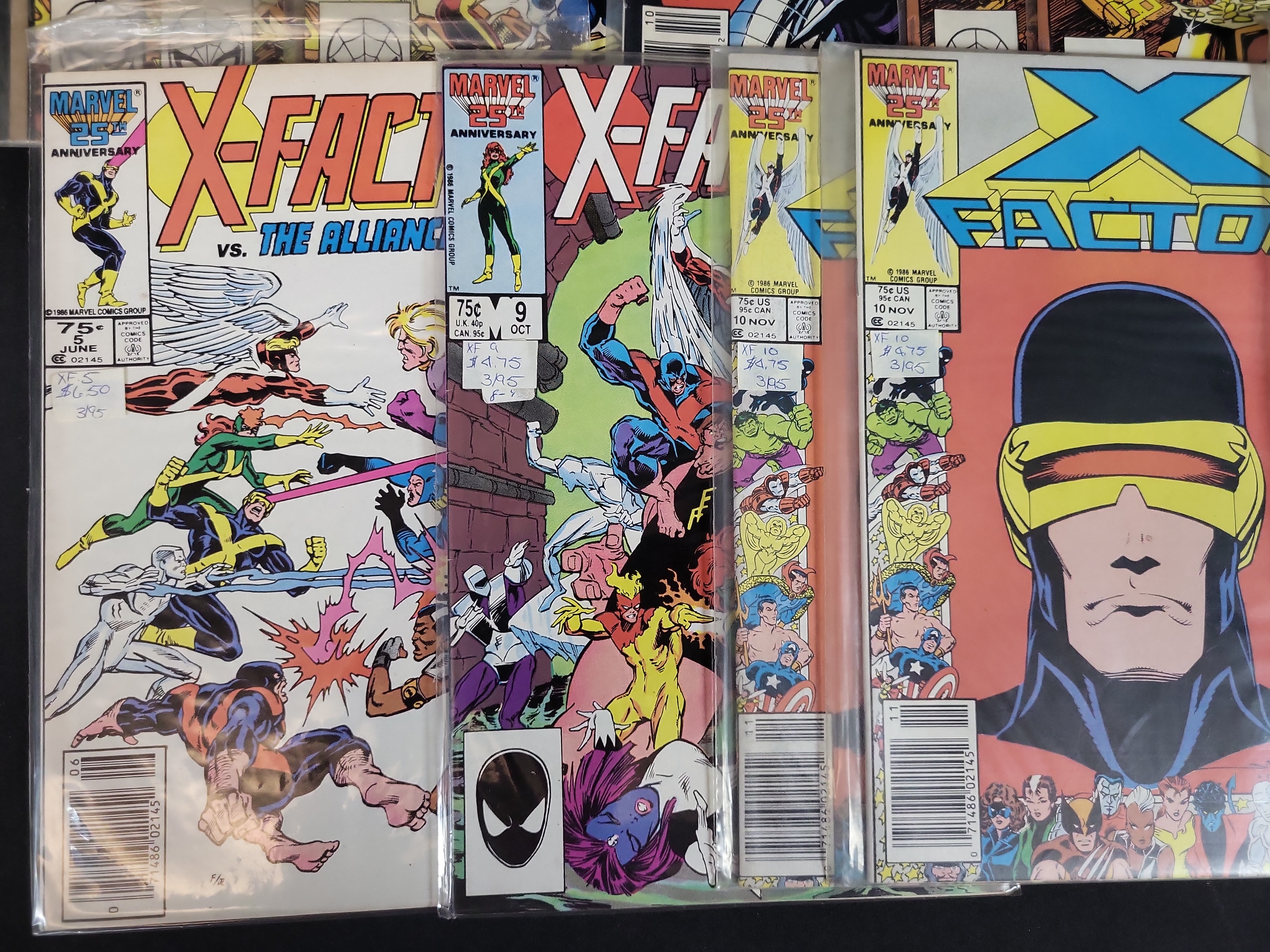 I03691 | A Collection of Marvel X-Factor Vol. 1 Comic Books Including Key Issues