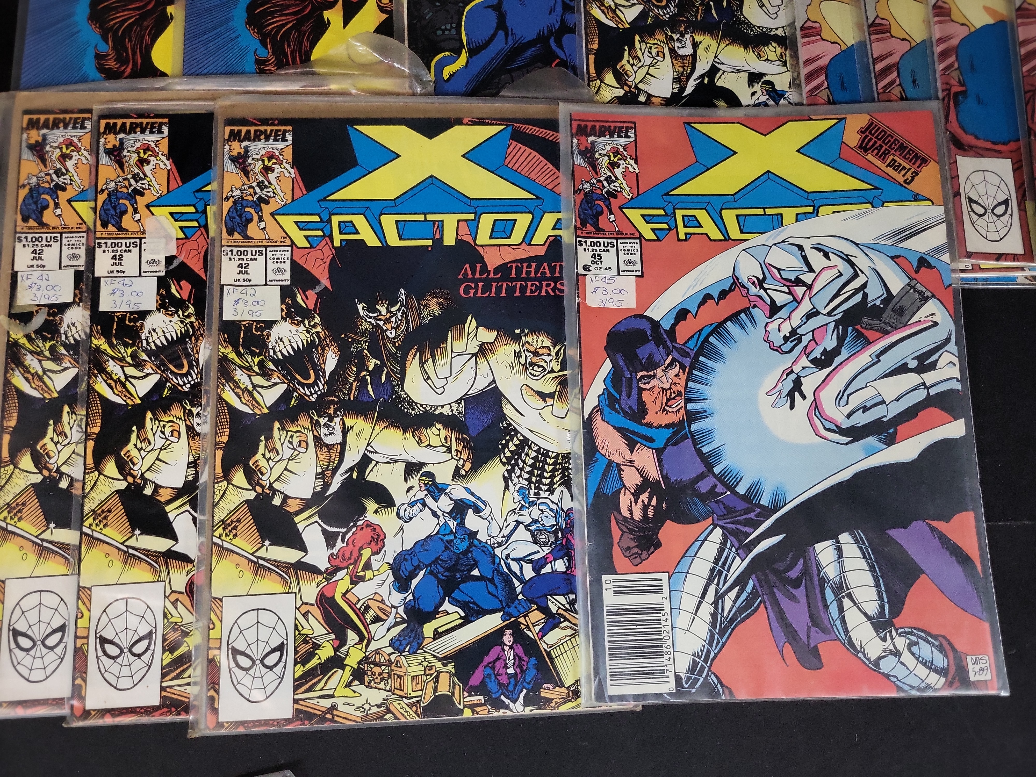 I03691 | A Collection of Marvel X-Factor Vol. 1 Comic Books Including Key Issues