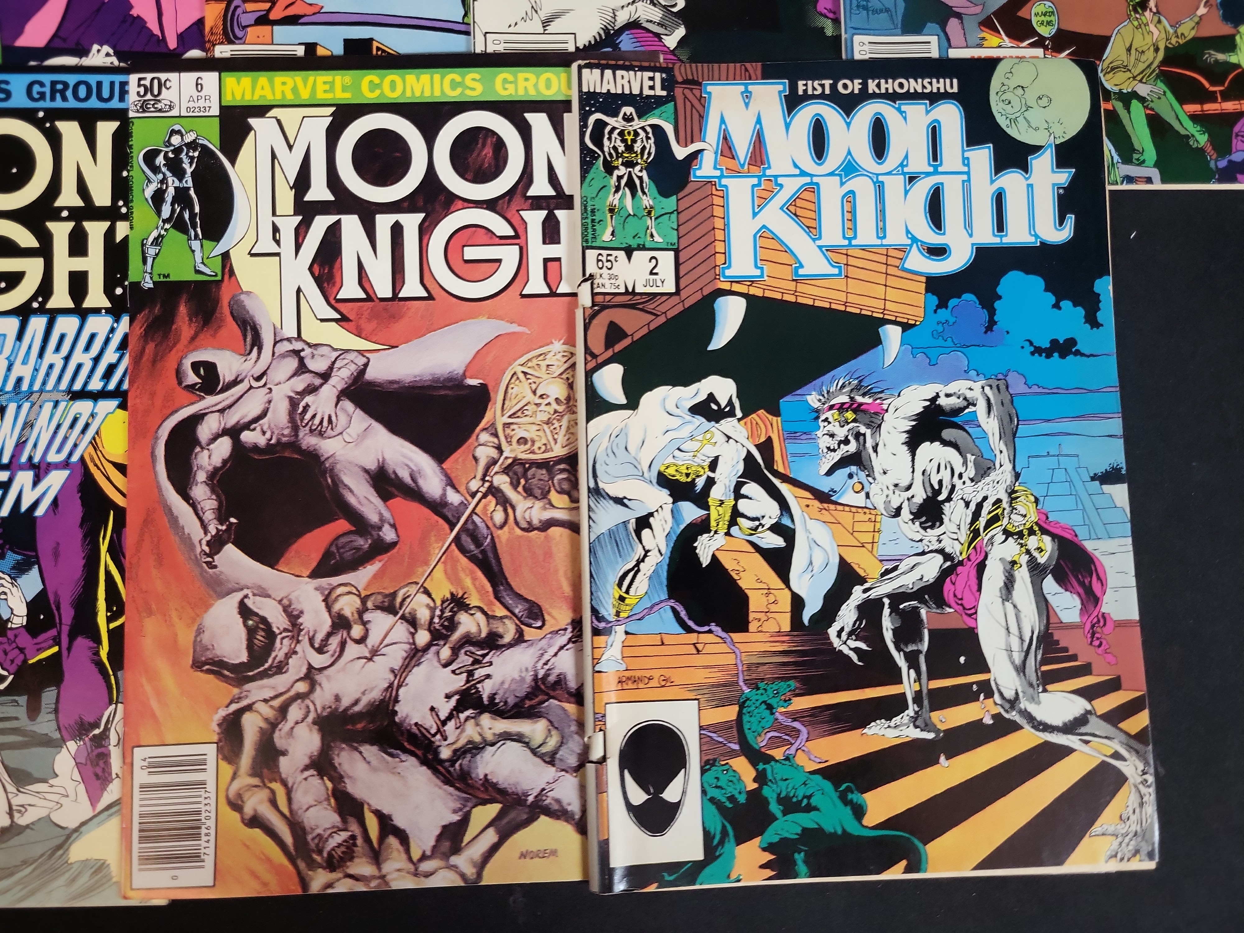 I03708 | Collection of 13 Moon Knight Marvel Comic Books Including Volume 1 Issues and Fist of Khonshu