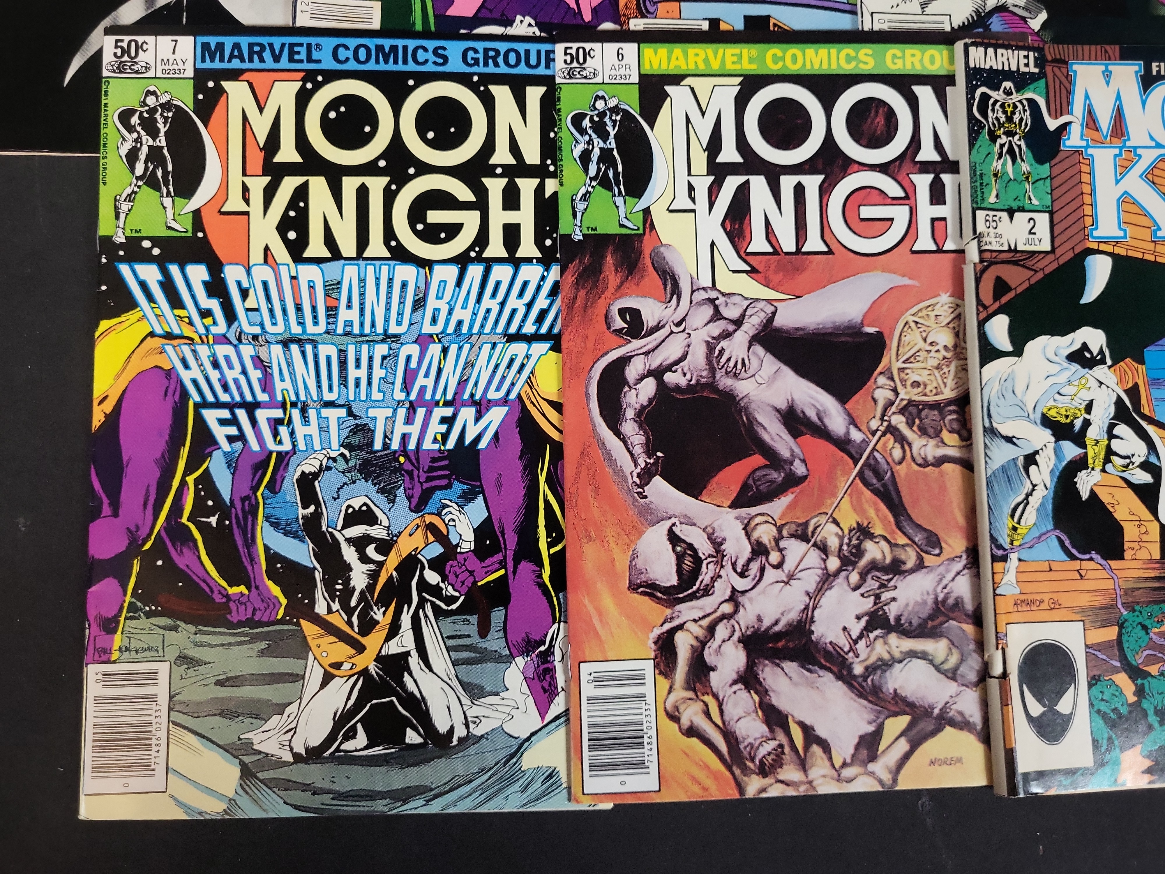 I03708 | Collection of 13 Moon Knight Marvel Comic Books Including Volume 1 Issues and Fist of Khonshu