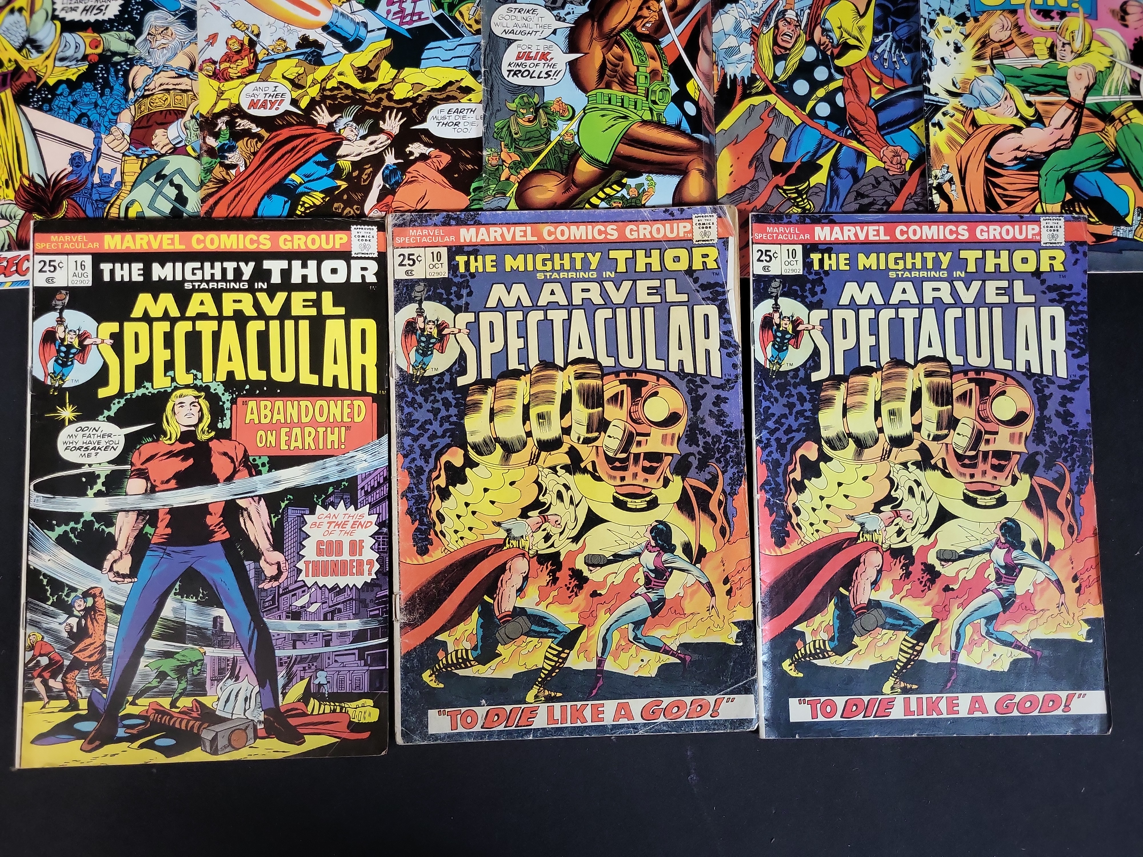 I03715 | A Collection of Vintage Marvel Thor Comic Books, 1973-1980