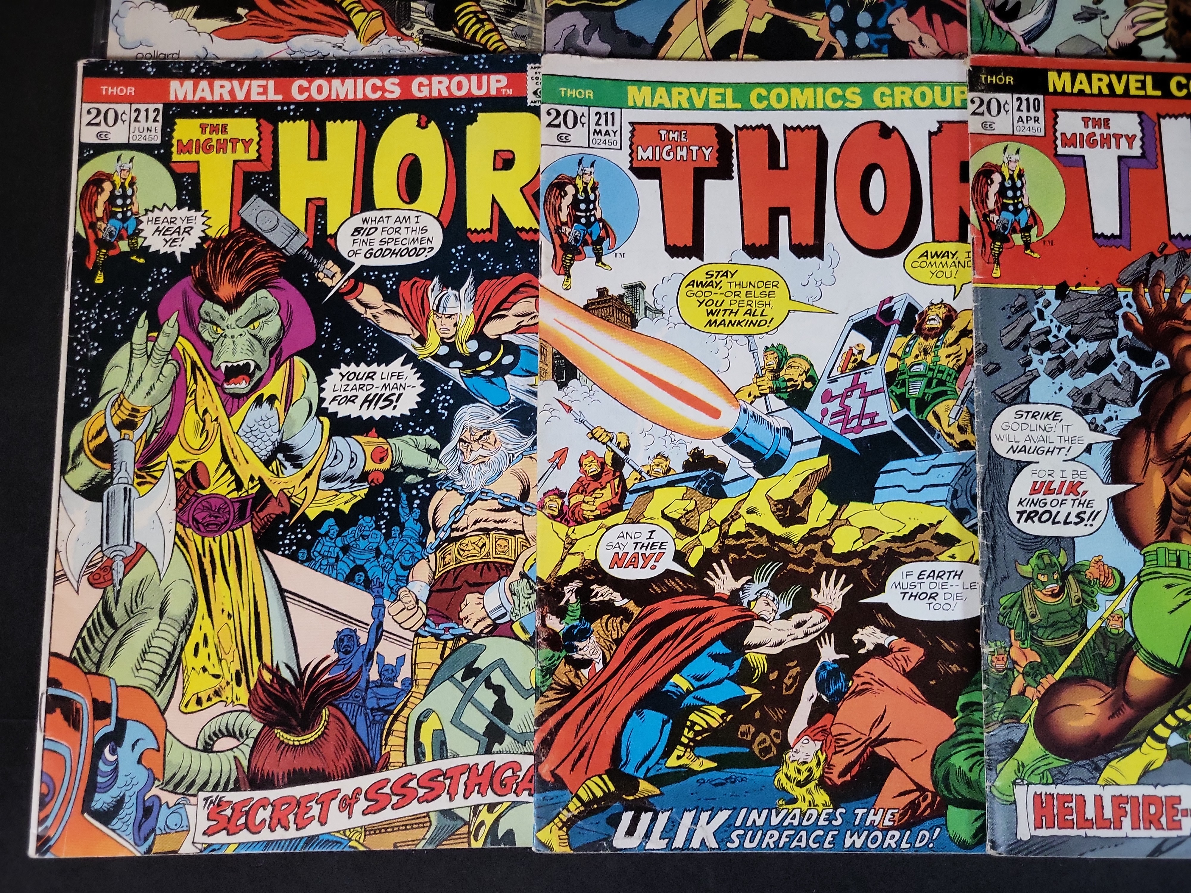 I03715 | A Collection of Vintage Marvel Thor Comic Books, 1973-1980
