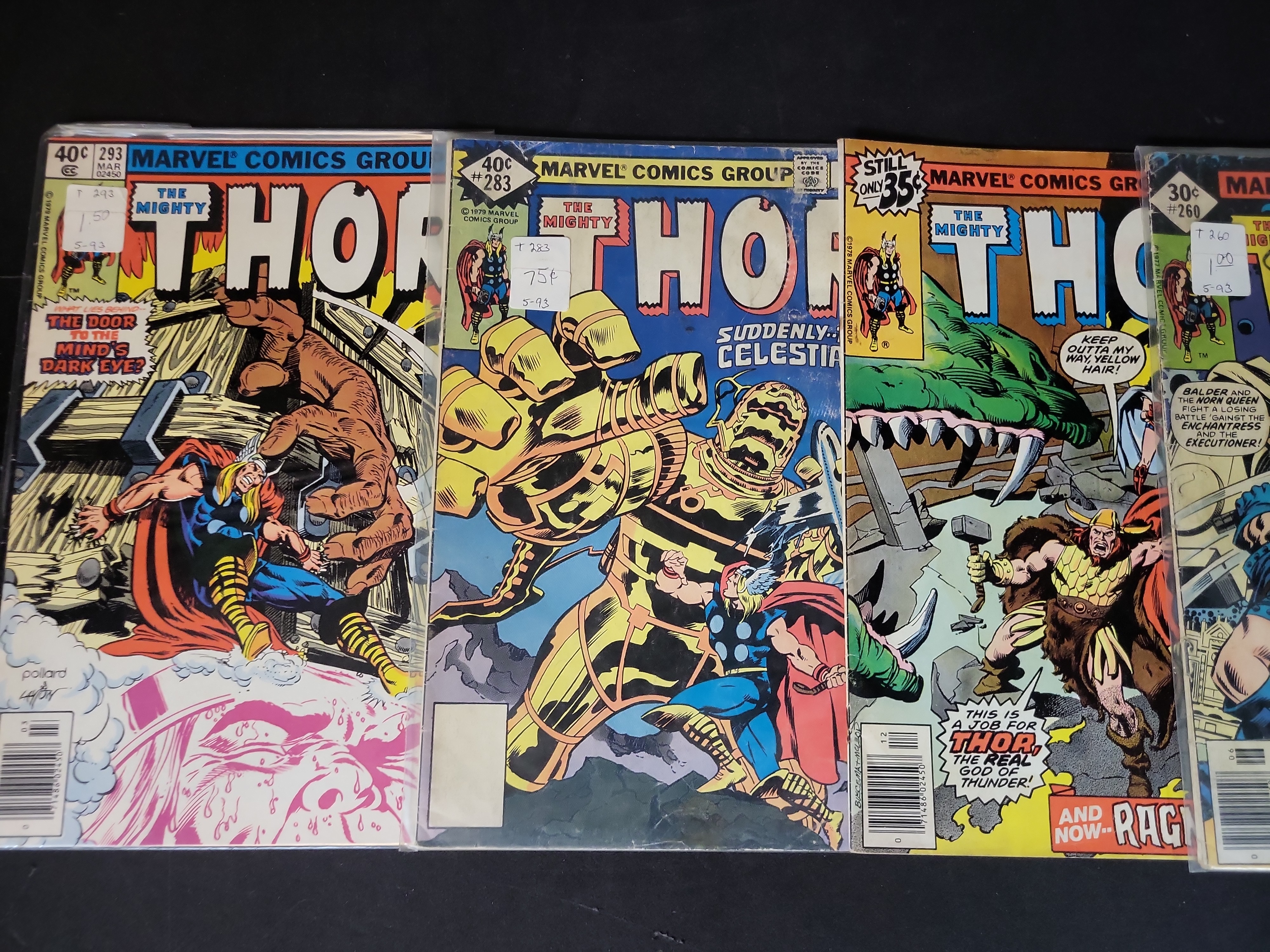 I03715 | A Collection of Vintage Marvel Thor Comic Books, 1973-1980