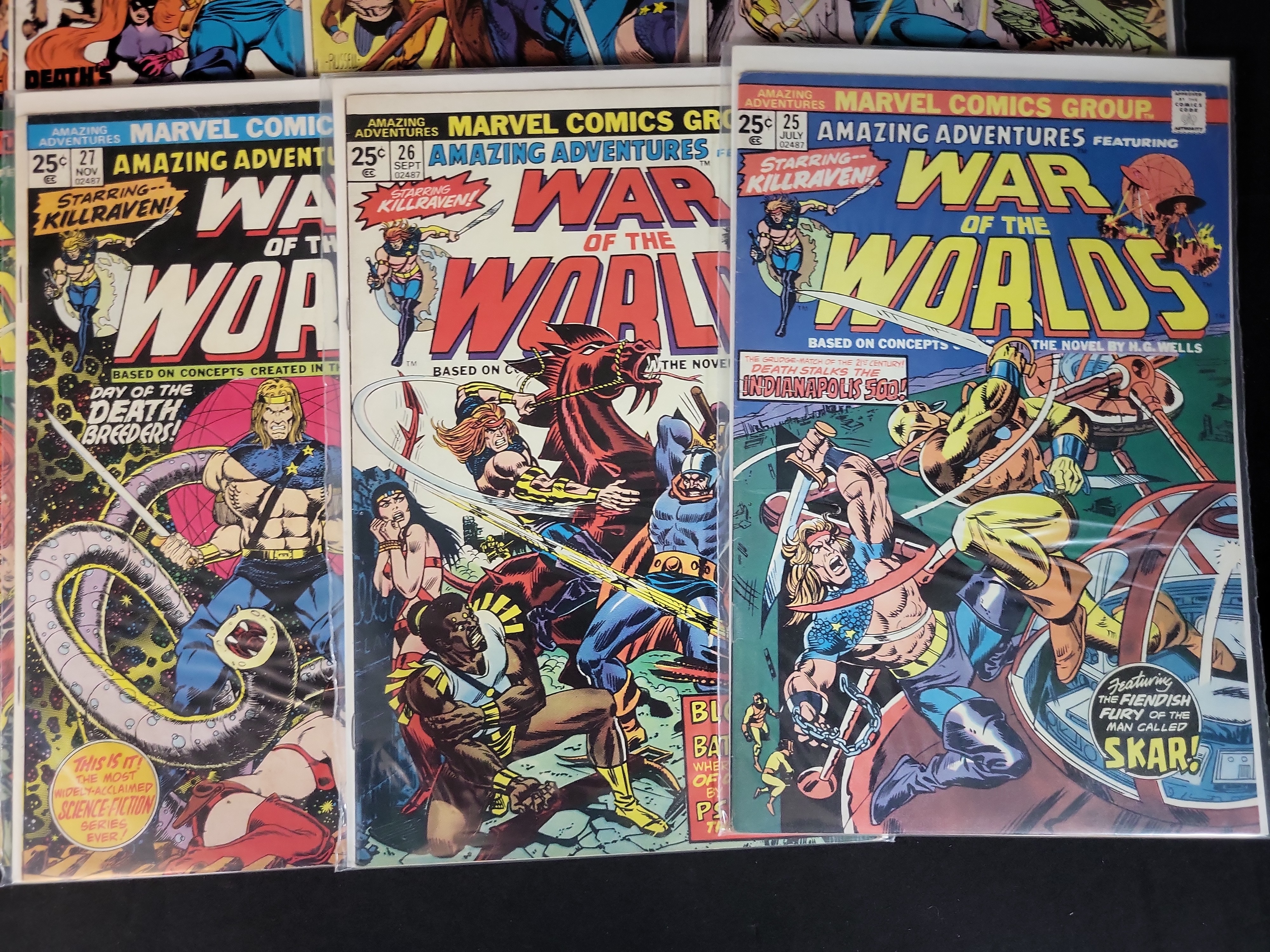 I03719 | A Collection of 18 Marvel Comics Amazing Adventures Featuring Killraven