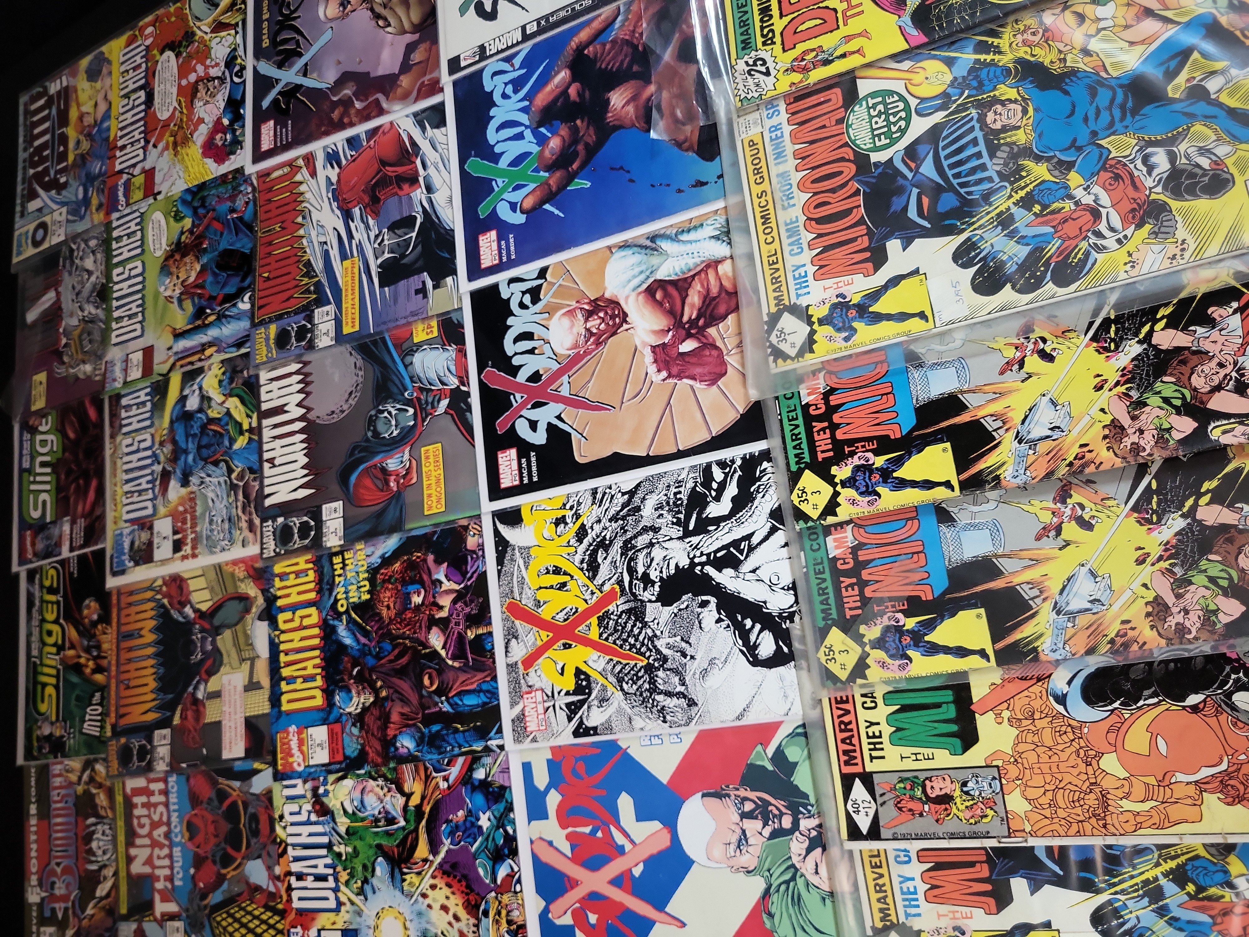 I03727 | A Collection of Marvel Comic Books Including Micronauts and Deathlok, Approximately 29 Issues