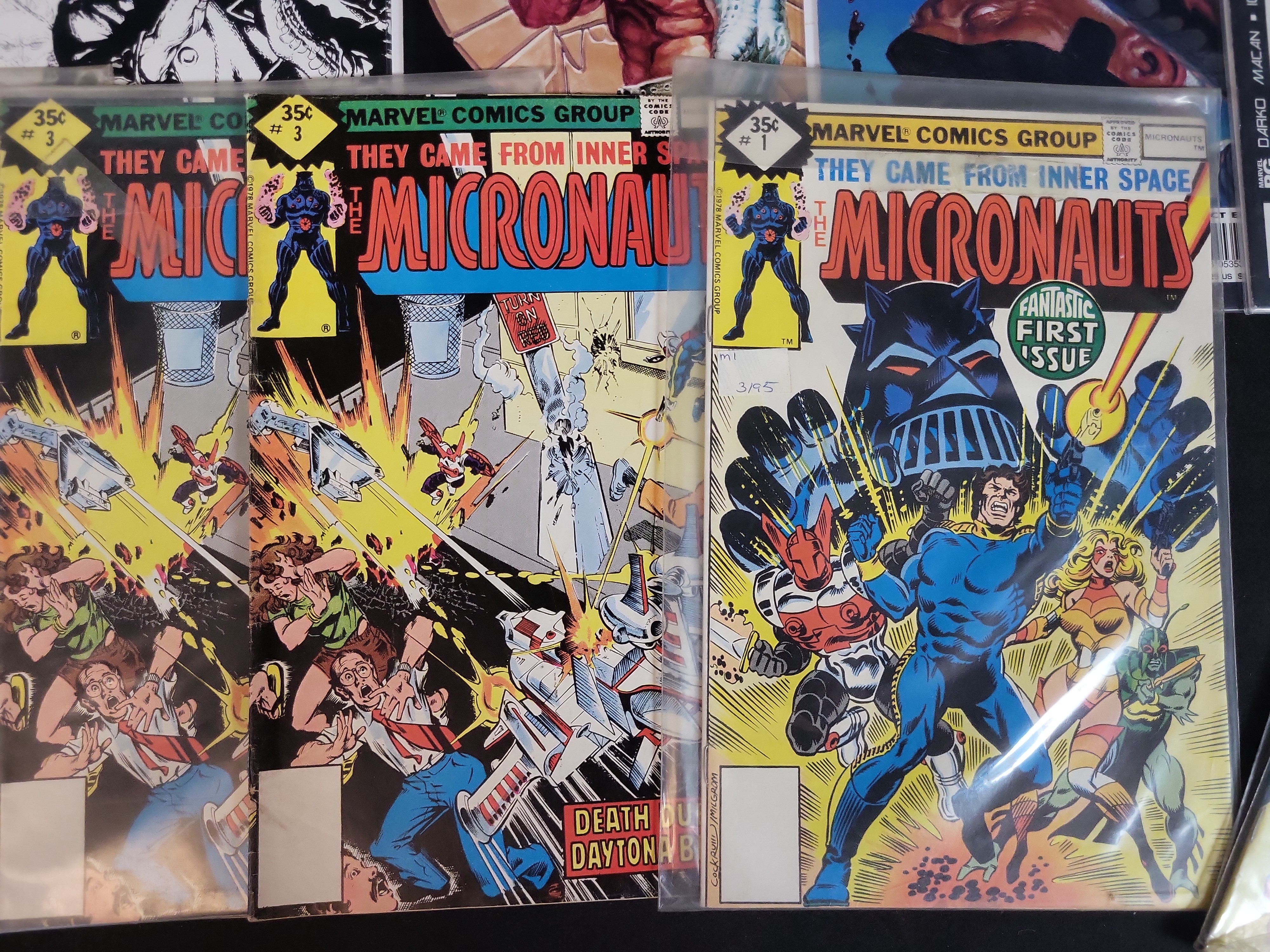 I03727 | A Collection of Marvel Comic Books Including Micronauts and Deathlok, Approximately 29 Issues