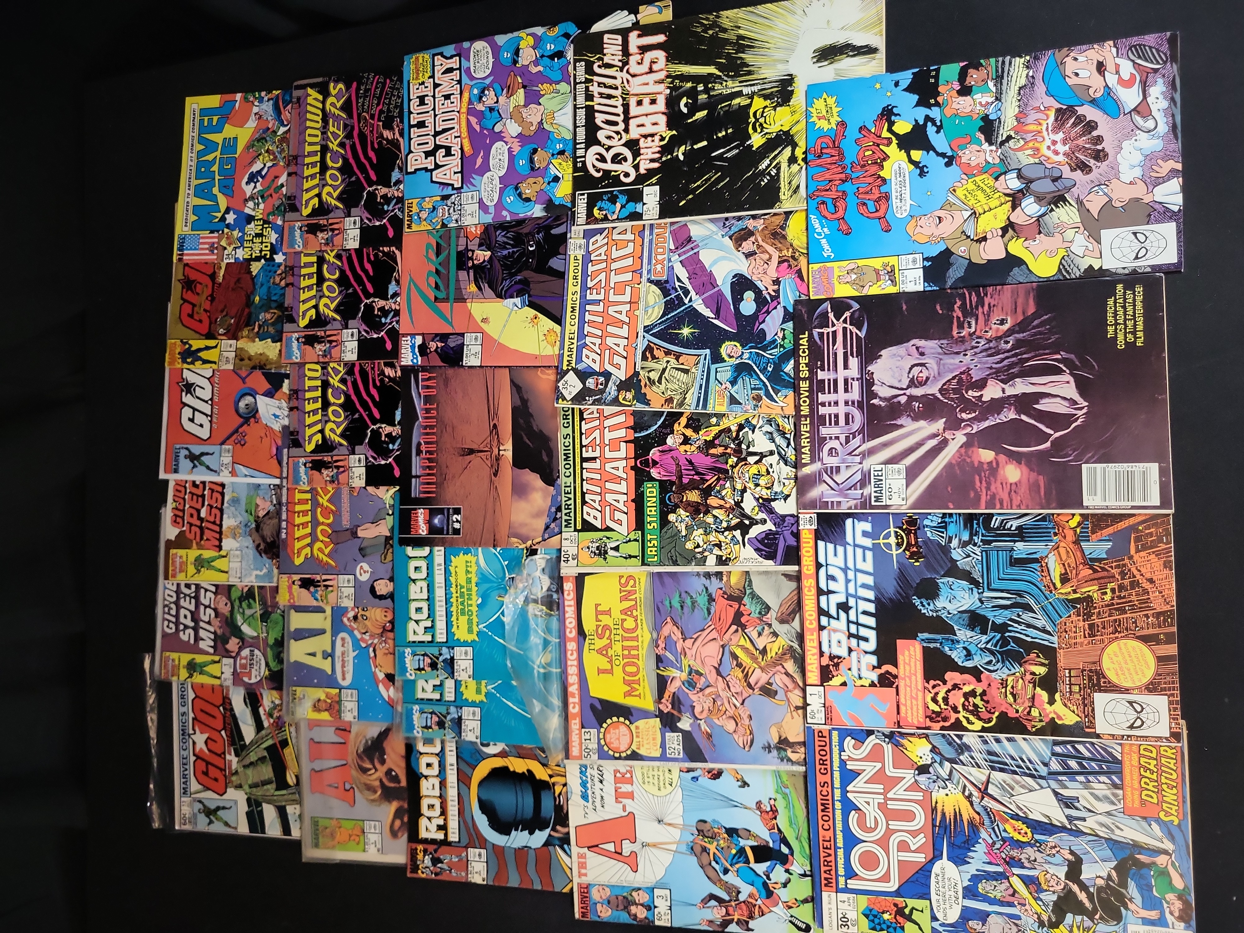 I03729 | A Collection of Vintage Marvel Comics Licensed Property and Film Adaptation Comic Books
