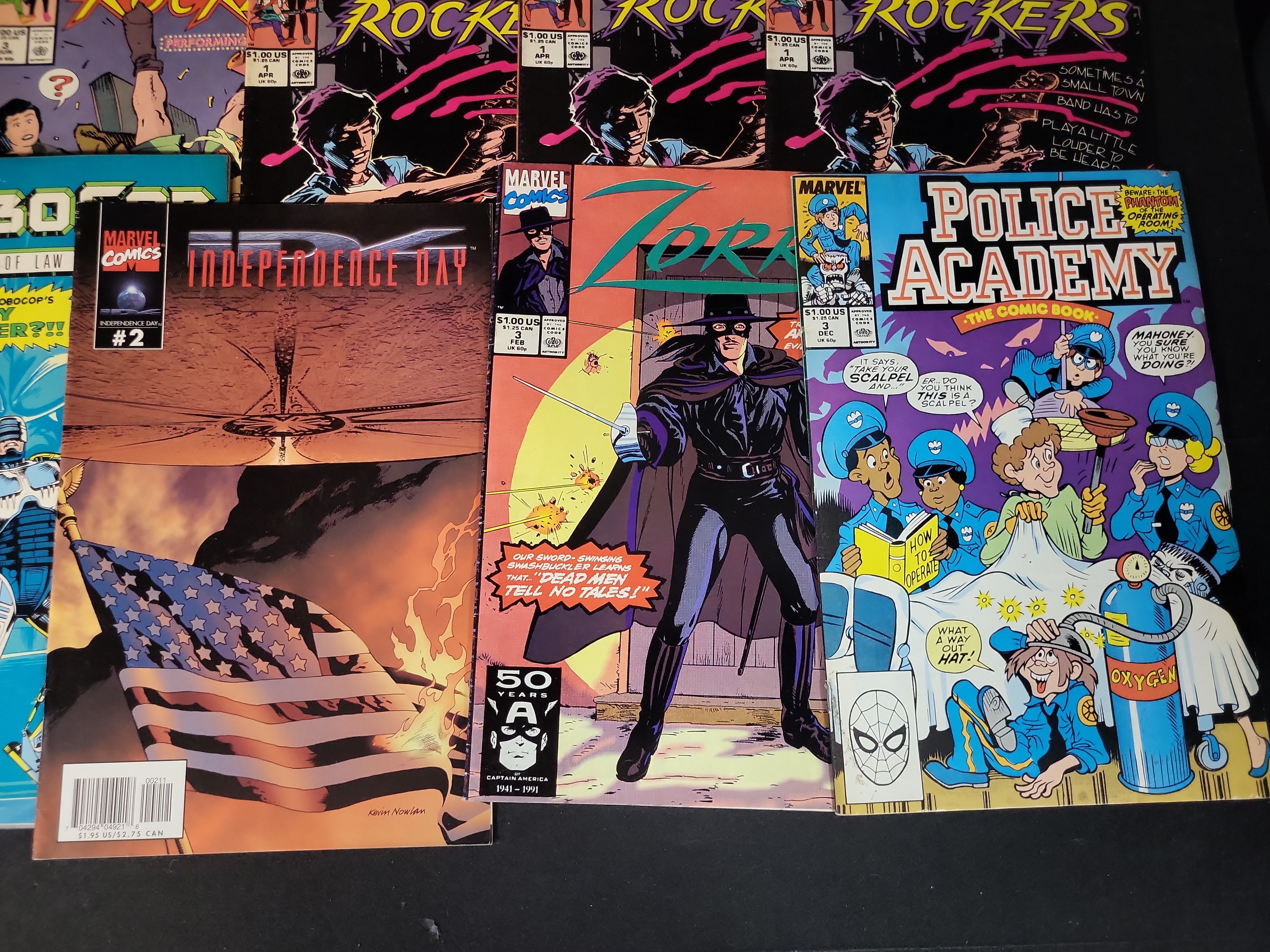 I03729 | A Collection of Vintage Marvel Comics Licensed Property and Film Adaptation Comic Books