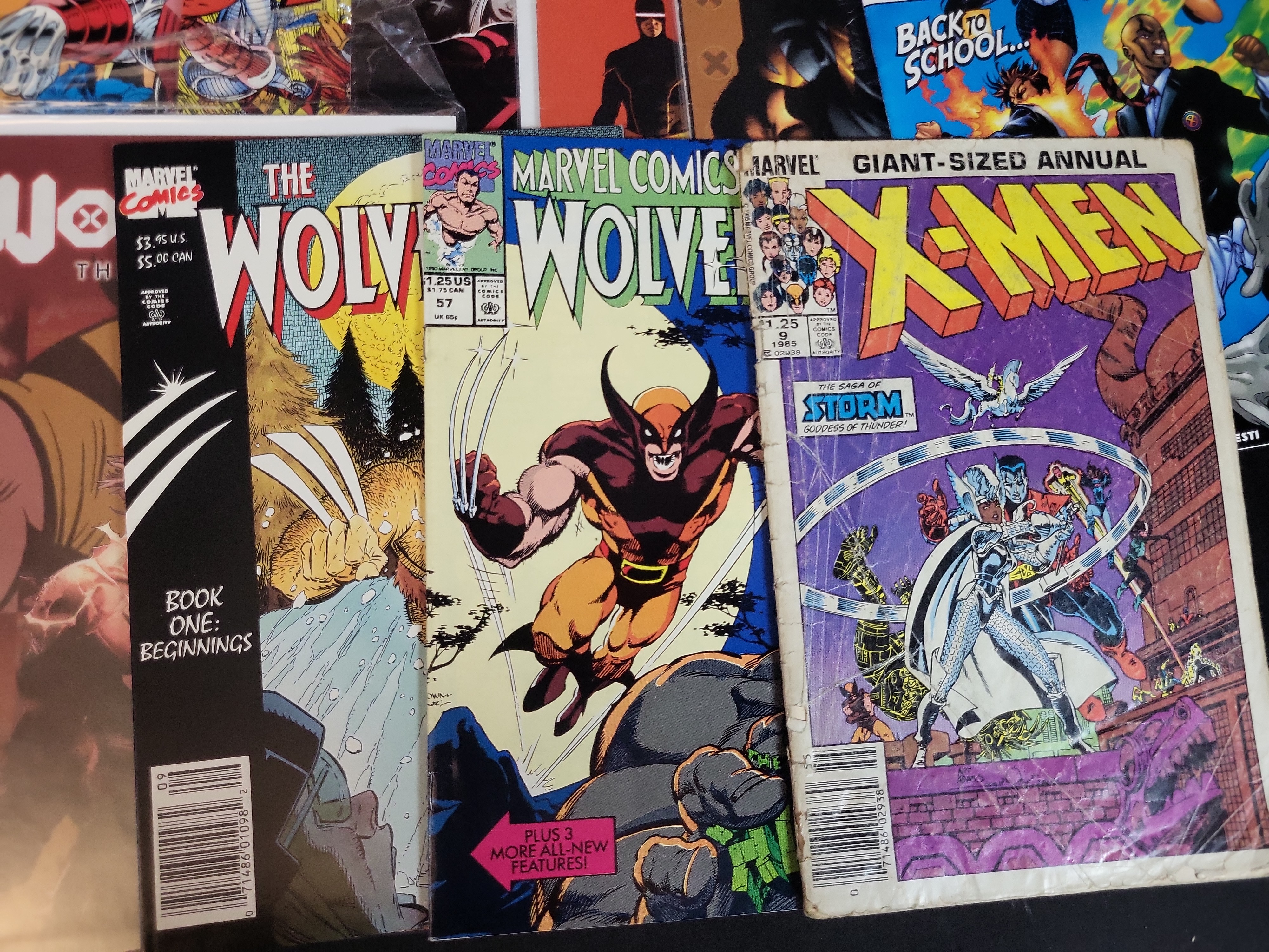 I03613 | A Collection of Marvel Comics Featuring X-Men and Wolverine Titles