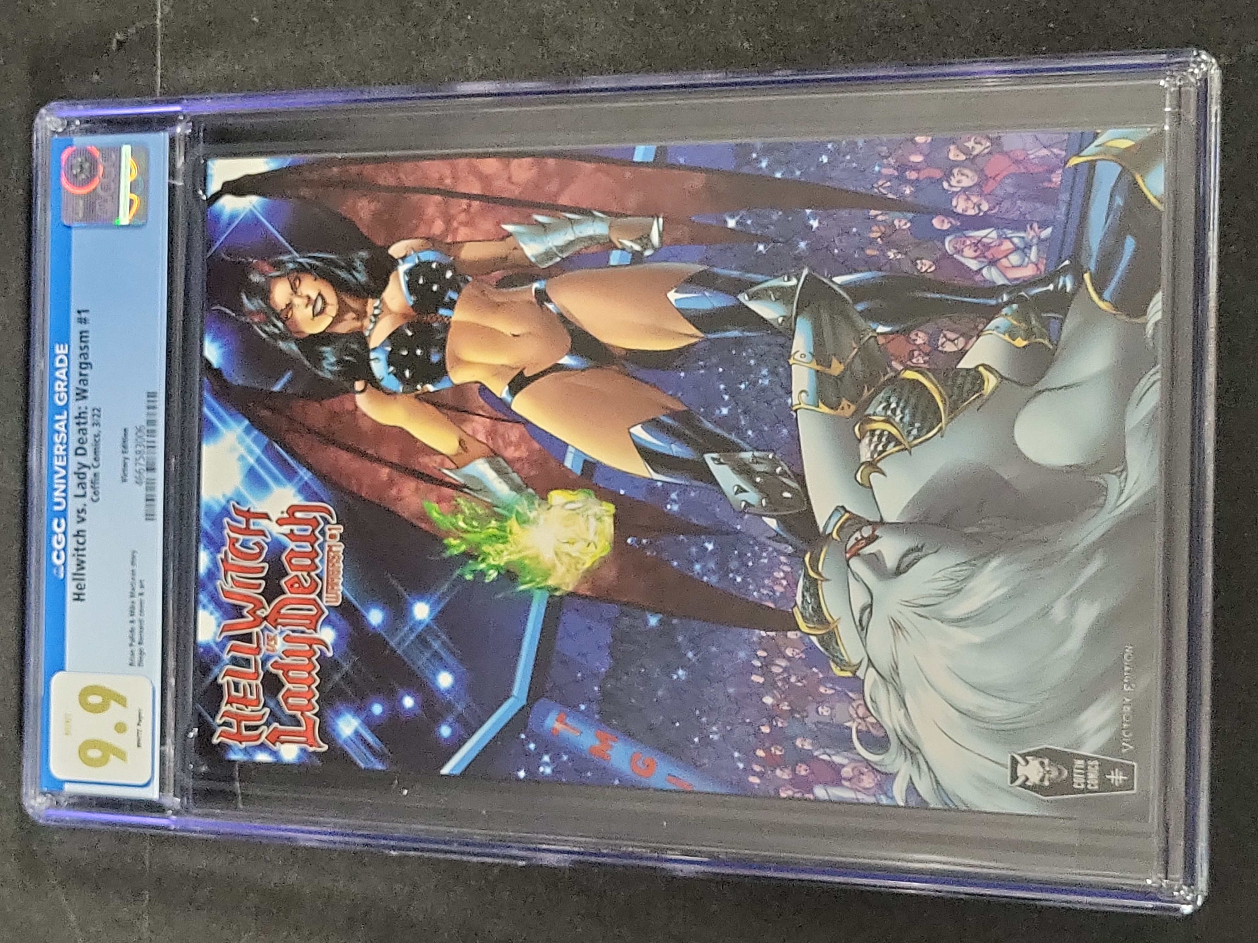 I03492 | Hellwitch vs. Lady Death: Wargasm #1 Victory Edition CGC Graded 9.9 Comic Book