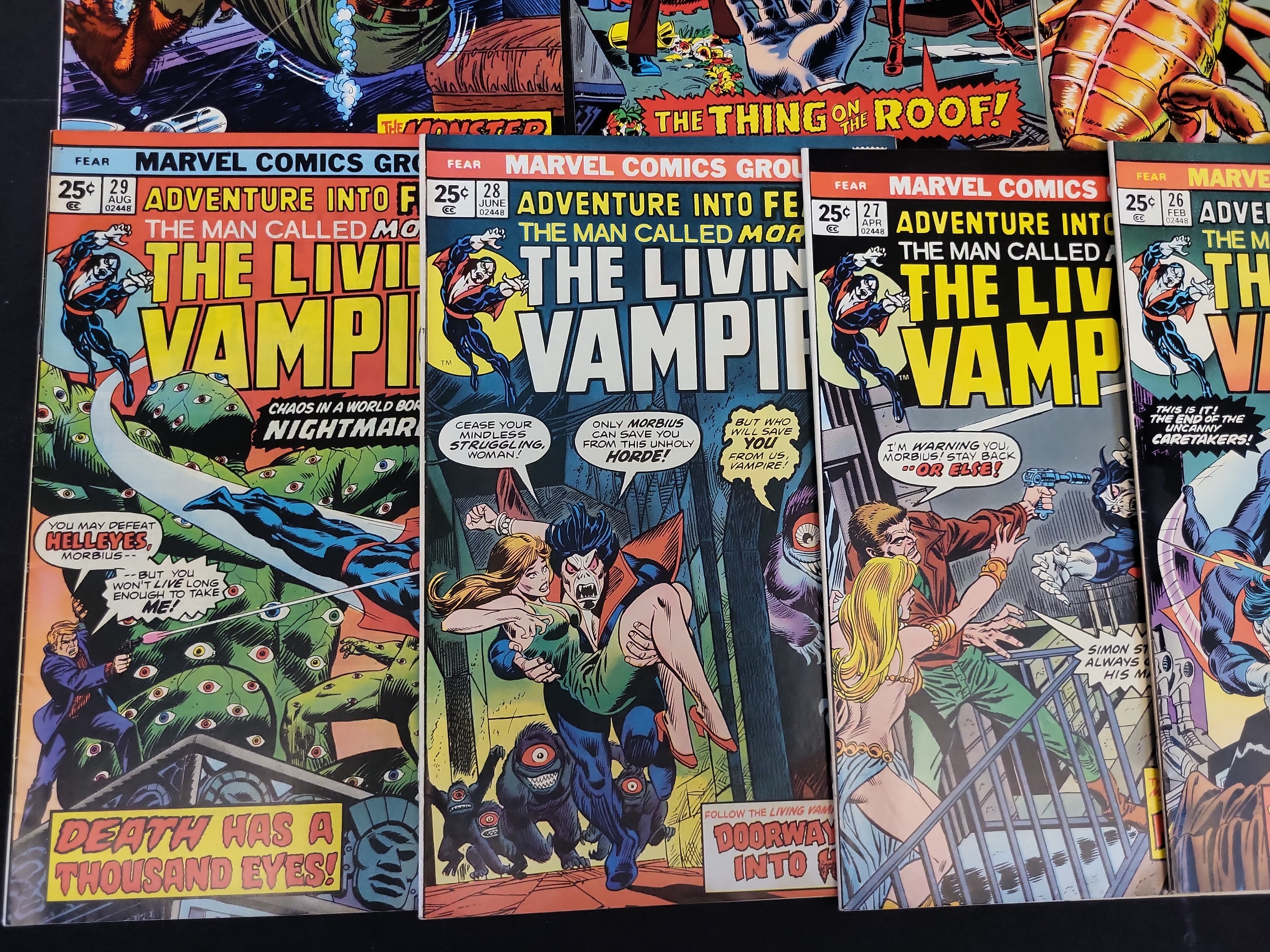 I03500 | A Collection of Bronze Age Marvel Horror and Suspense Comic Books