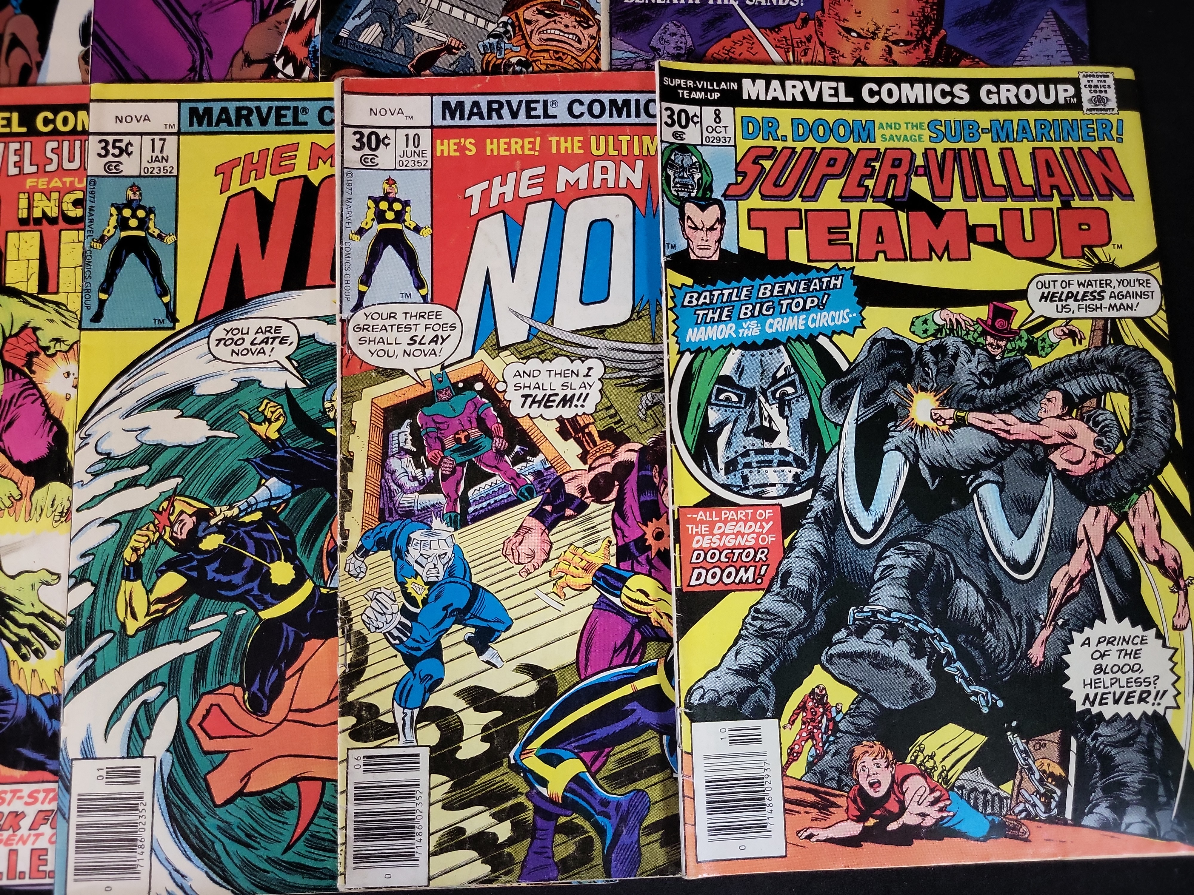 I03735 | An Assortment of Marvel Bronze and Copper Age Comic Books Featuring The Man Called Nova Issue Number 1