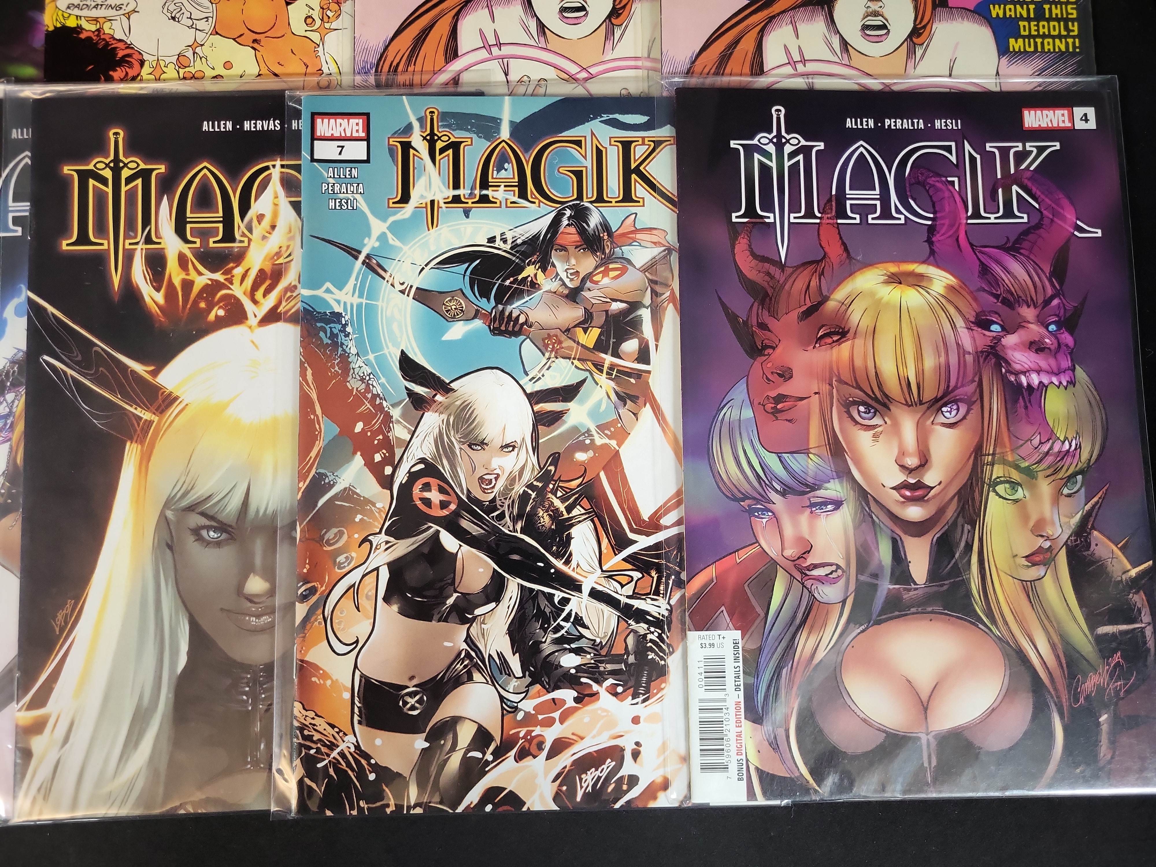 I03738 | An Assortment of Marvel Comics Featuring Female Protagonists and Variant Covers