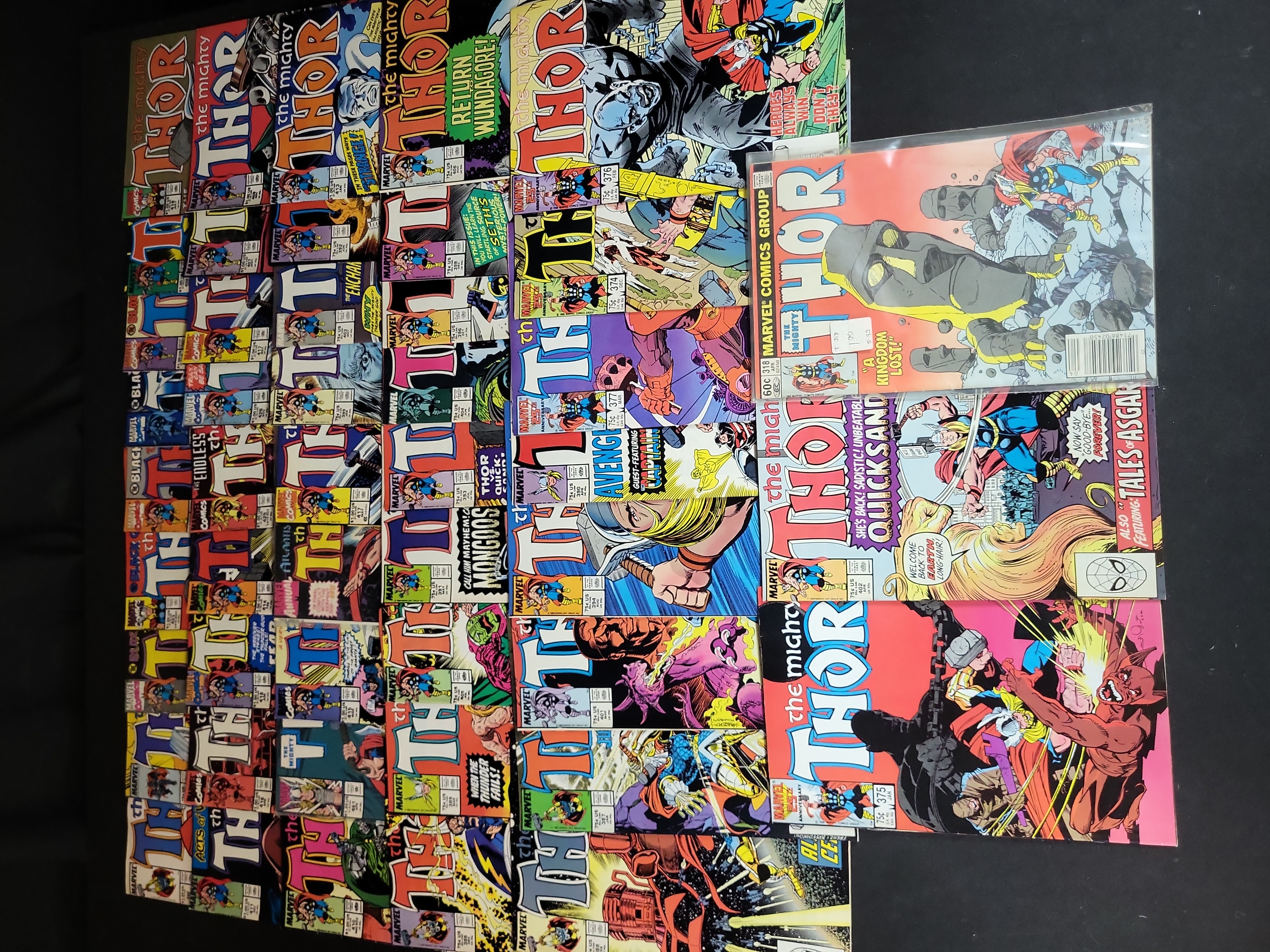 I03746 | A Collection of Marvel Comics The Mighty Thor Bronze and Copper Age Issues