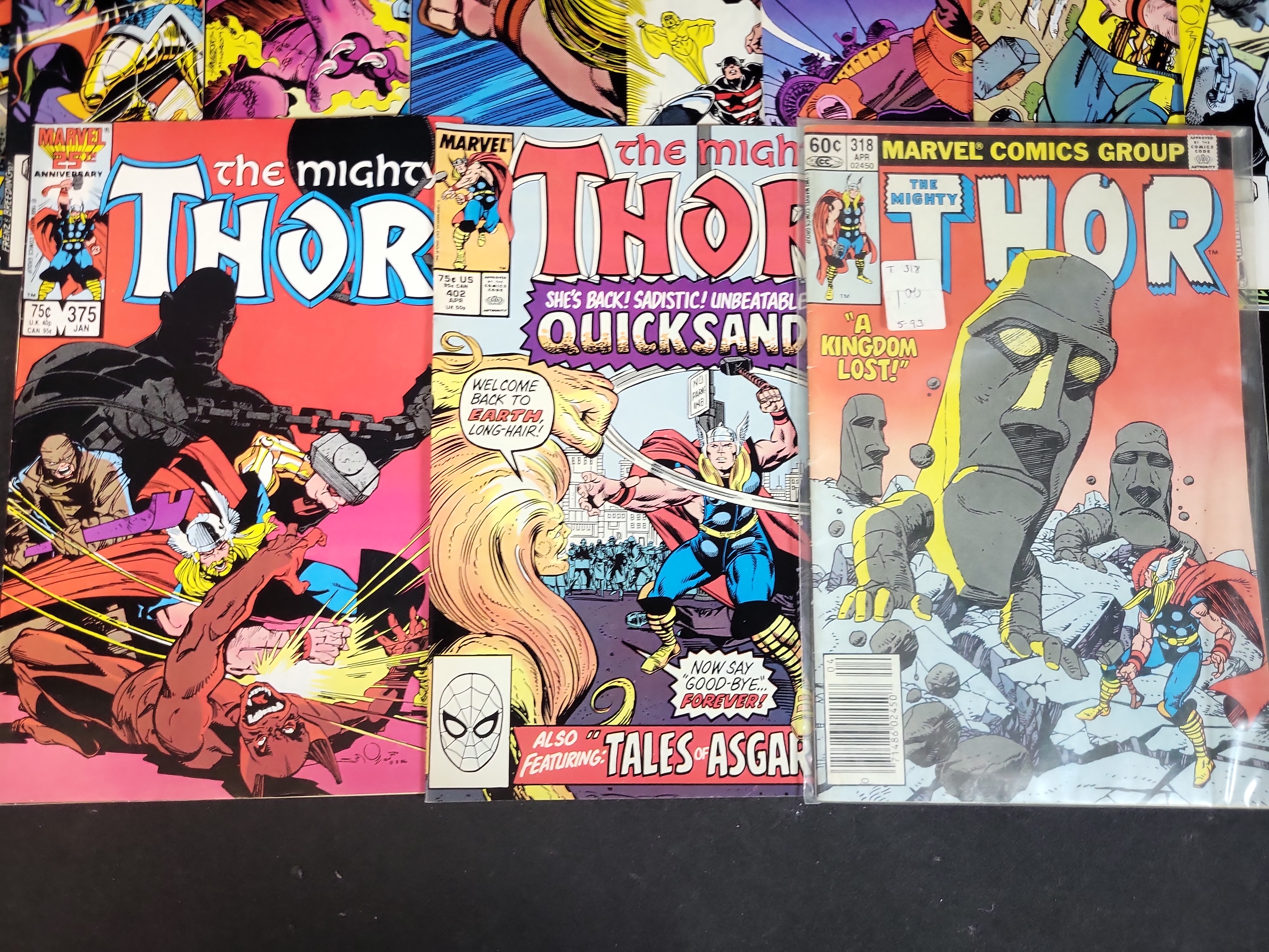 I03746 | A Collection of Marvel Comics The Mighty Thor Bronze and Copper Age Issues