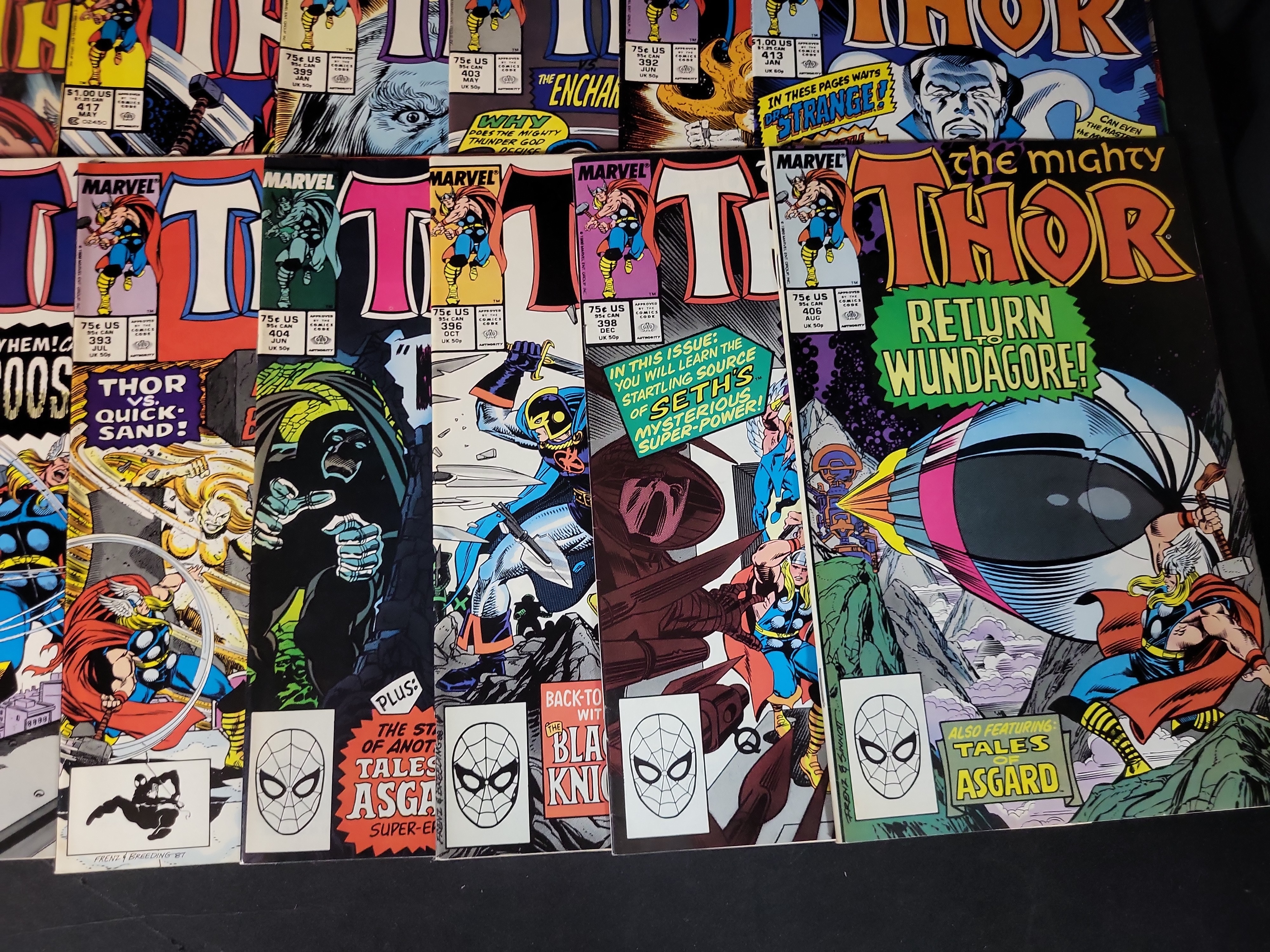 I03746 | A Collection of Marvel Comics The Mighty Thor Bronze and Copper Age Issues