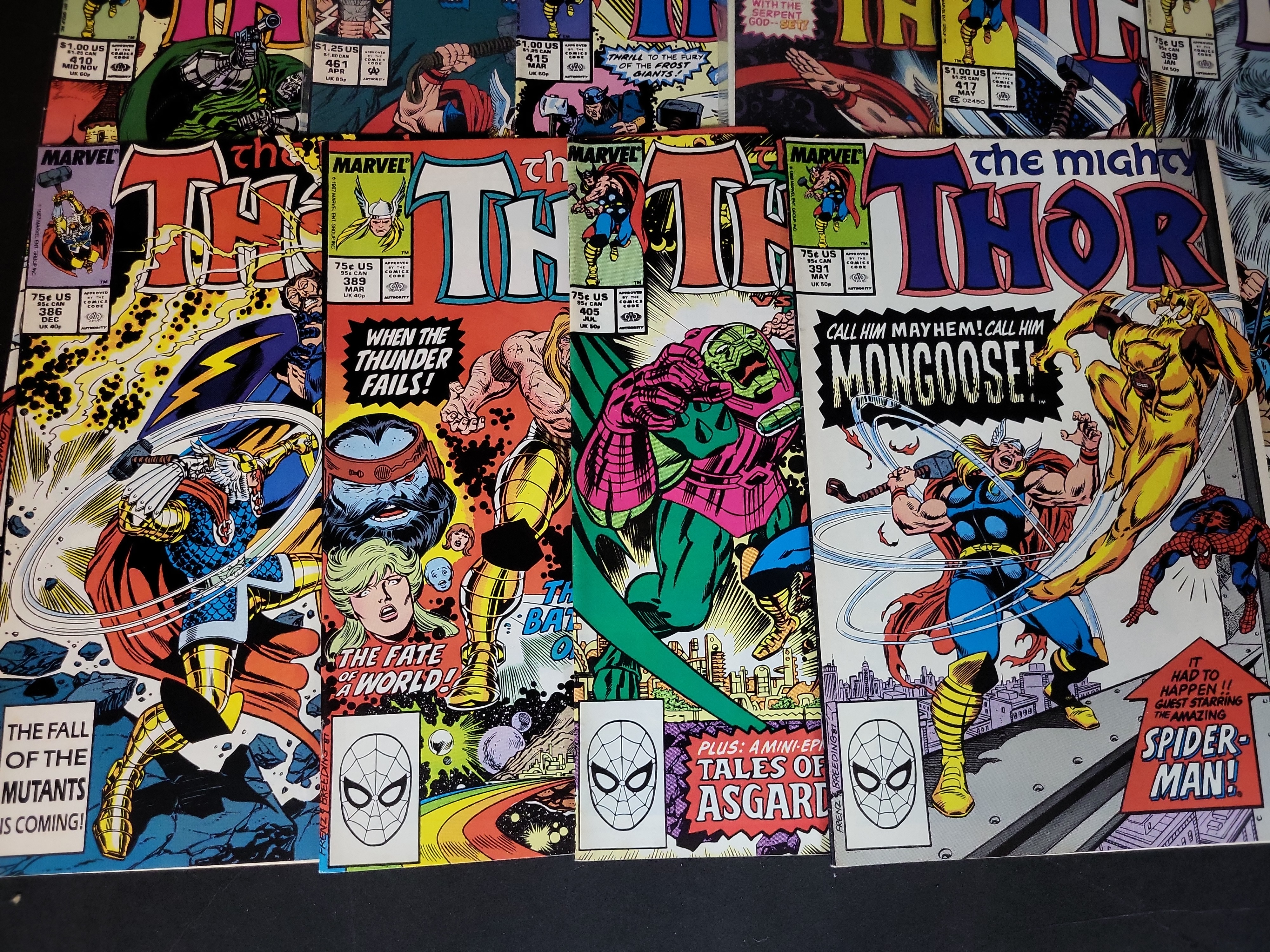 I03746 | A Collection of Marvel Comics The Mighty Thor Bronze and Copper Age Issues