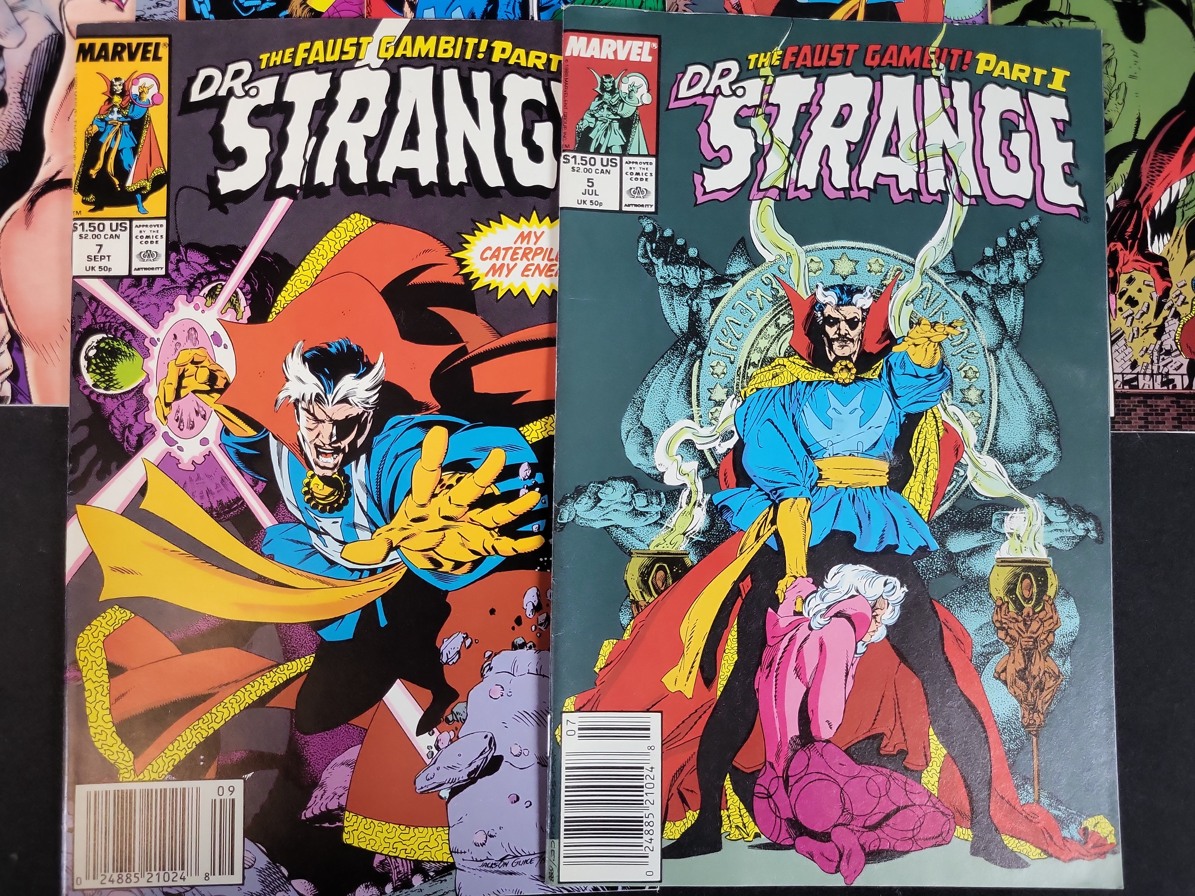 I03775 | A Group of Marvel Comic Books Featuring Doctor Strange Sorcerer Supreme and Related Titles