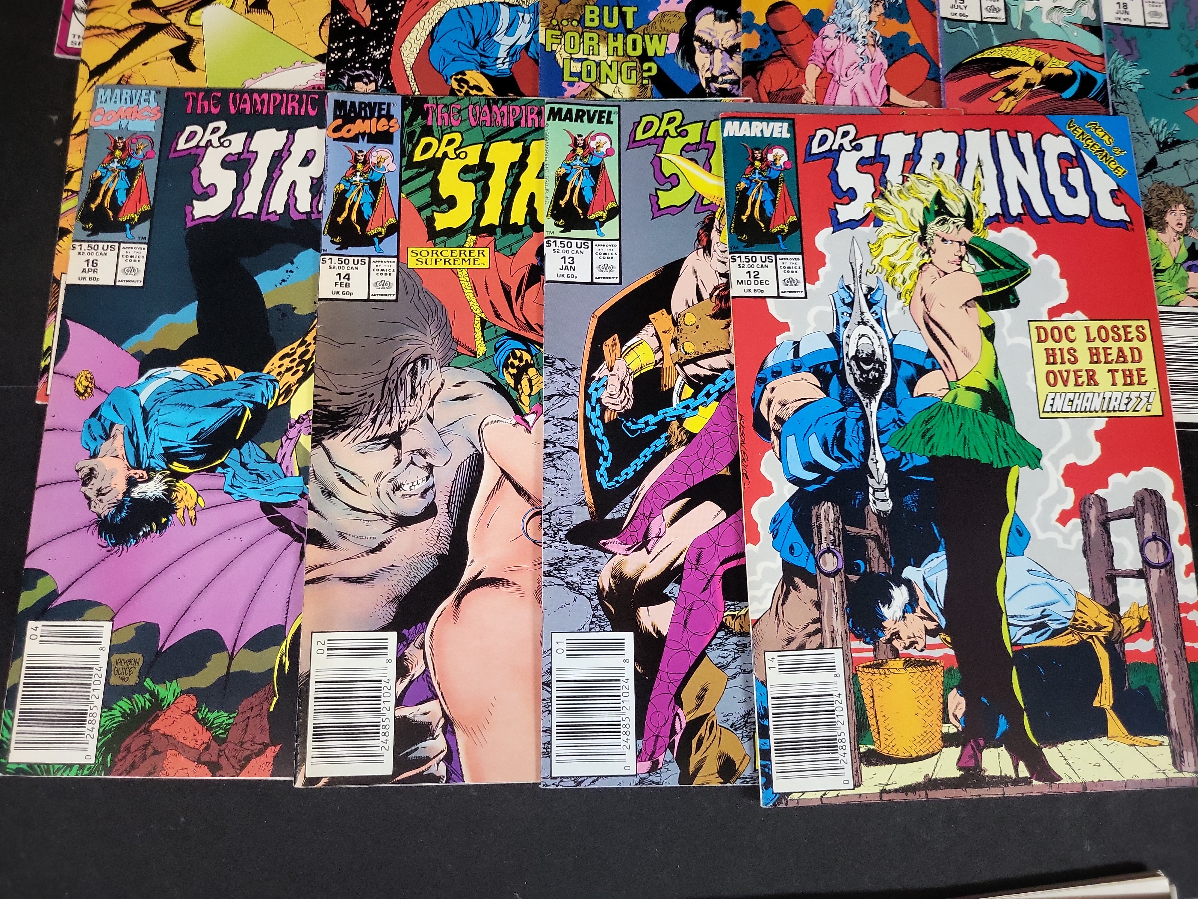 I03775 | A Group of Marvel Comic Books Featuring Doctor Strange Sorcerer Supreme and Related Titles