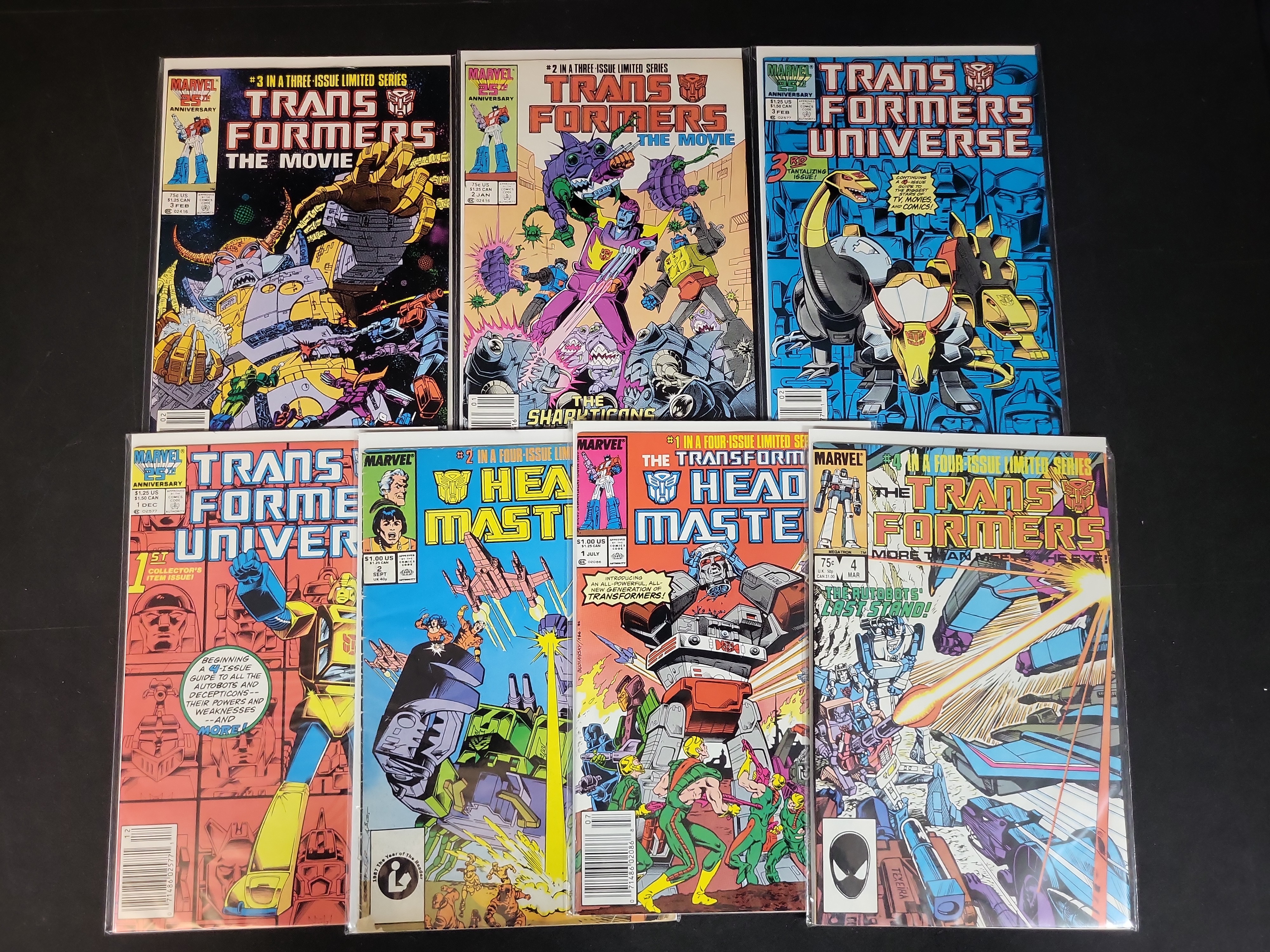 I03788 | A Collection of Vintage Marvel Transformers Comic Books