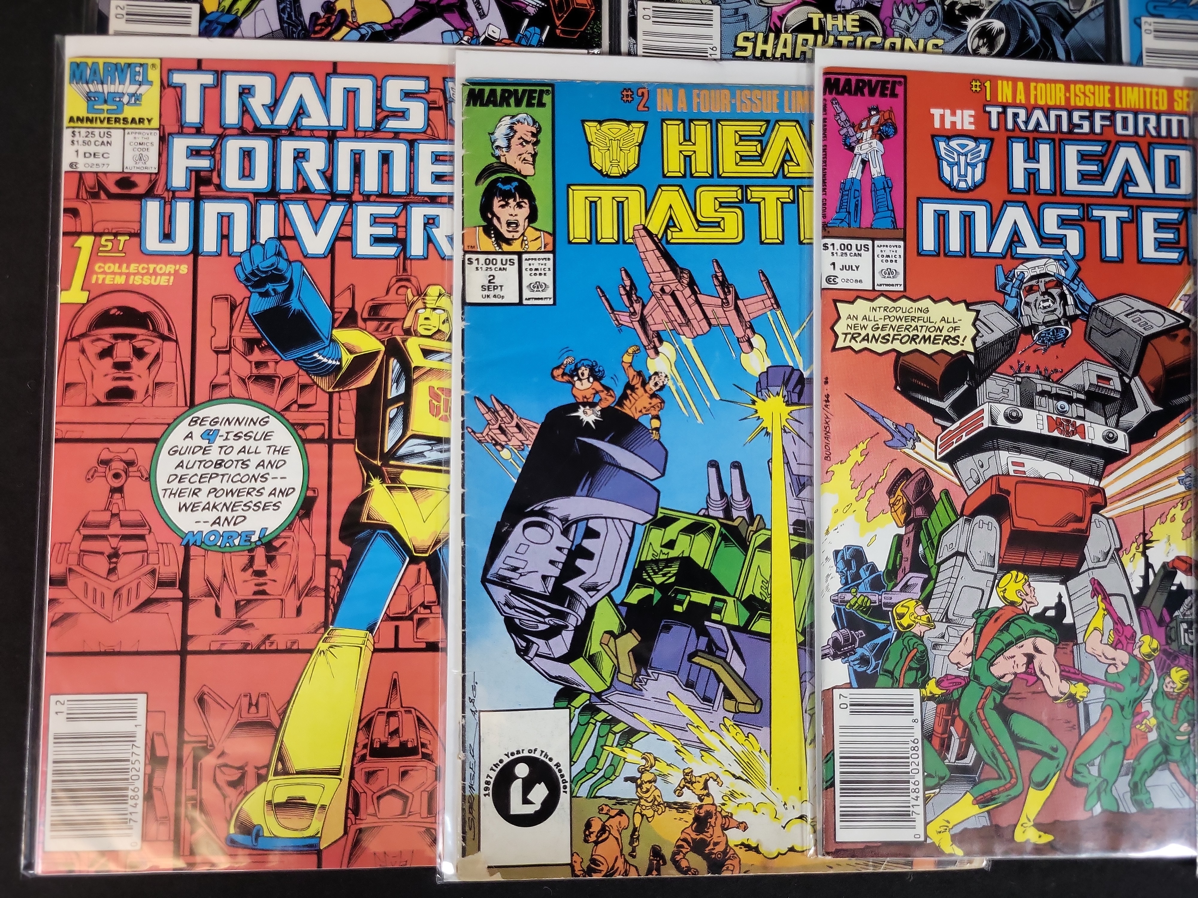 I03788 | A Collection of Vintage Marvel Transformers Comic Books