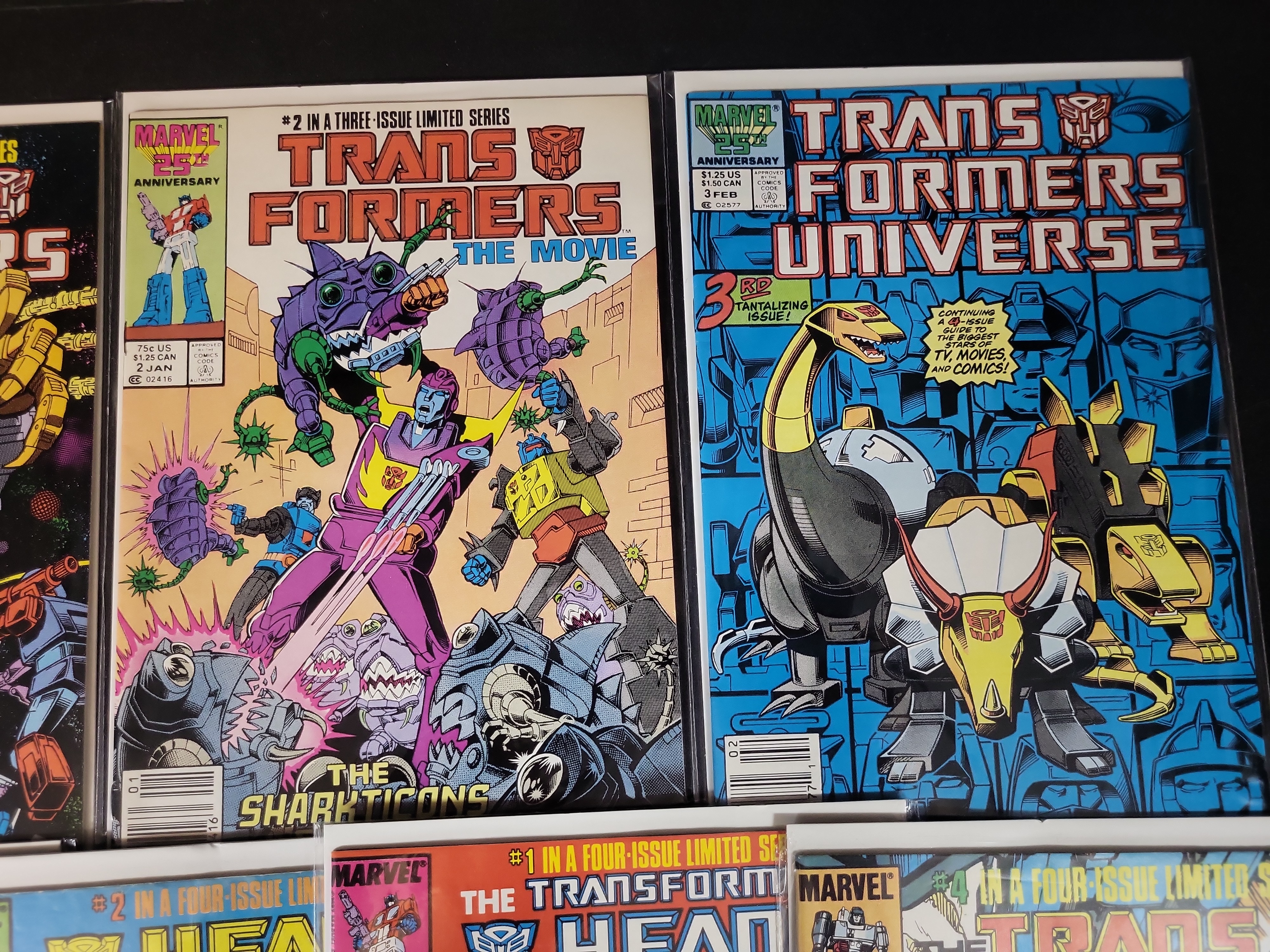 I03788 | A Collection of Vintage Marvel Transformers Comic Books