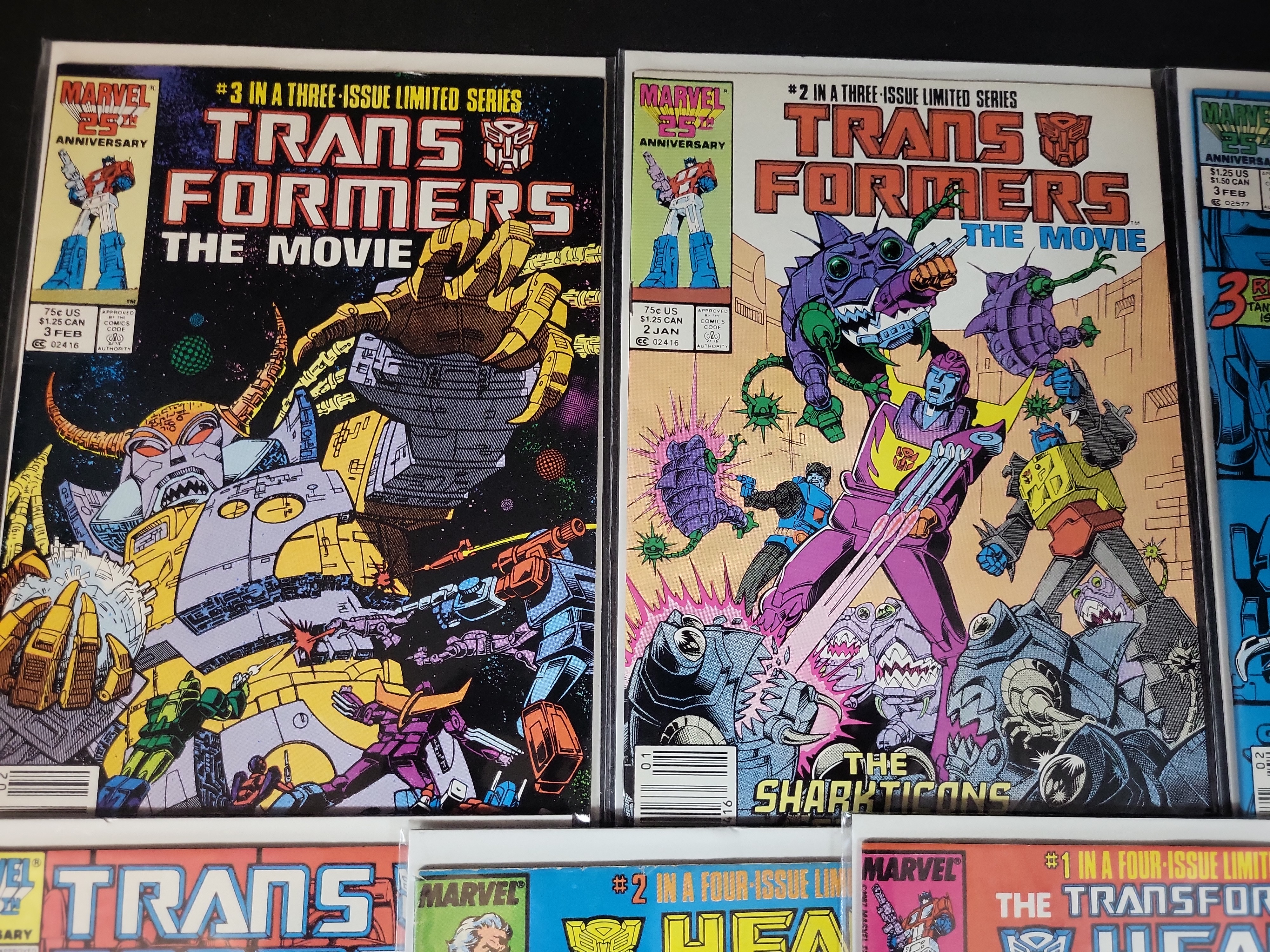 I03788 | A Collection of Vintage Marvel Transformers Comic Books