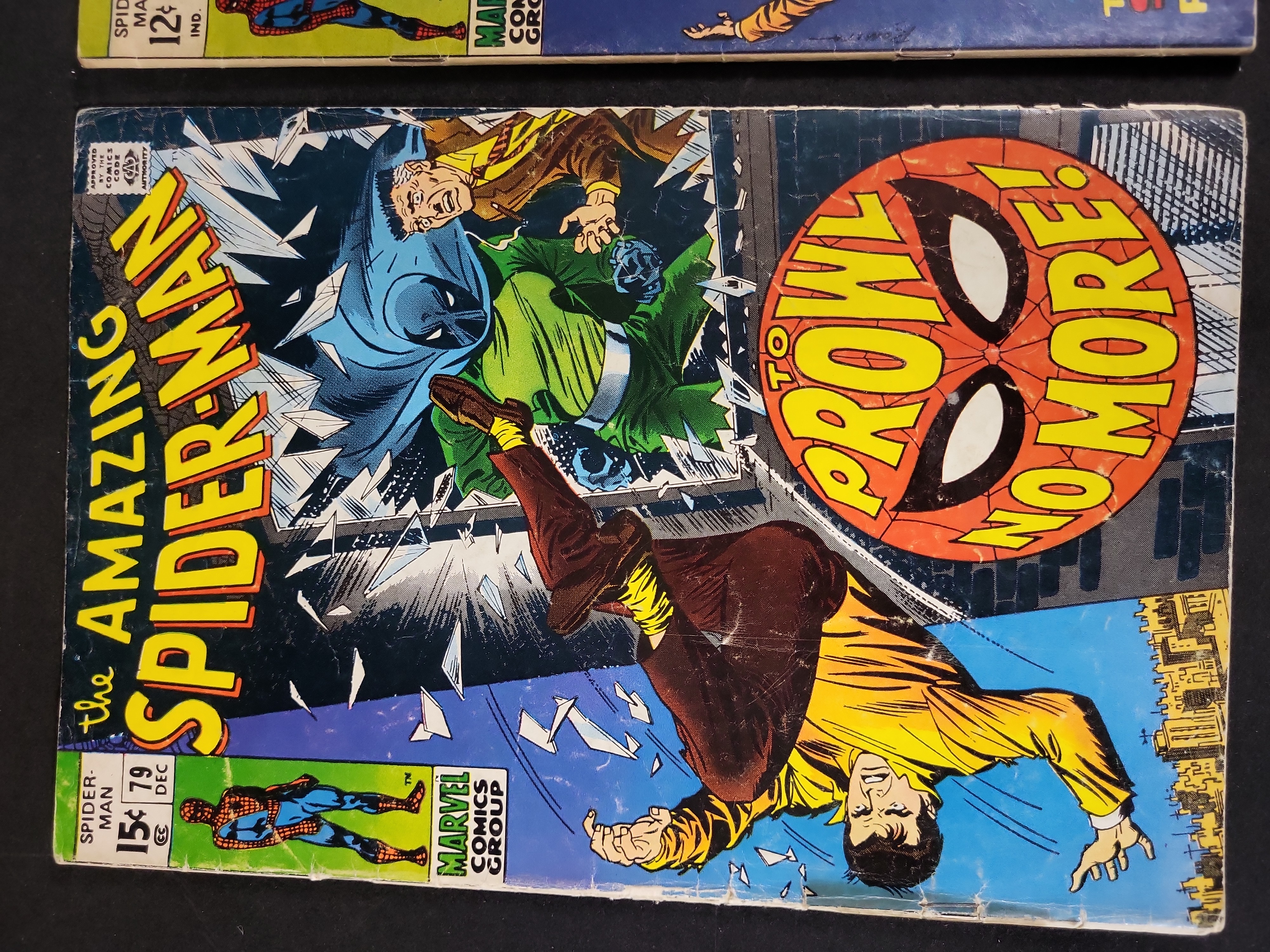 I03763 | A Trio of The Amazing Spider-Man Comic Books, Issues #73, #74, and #79