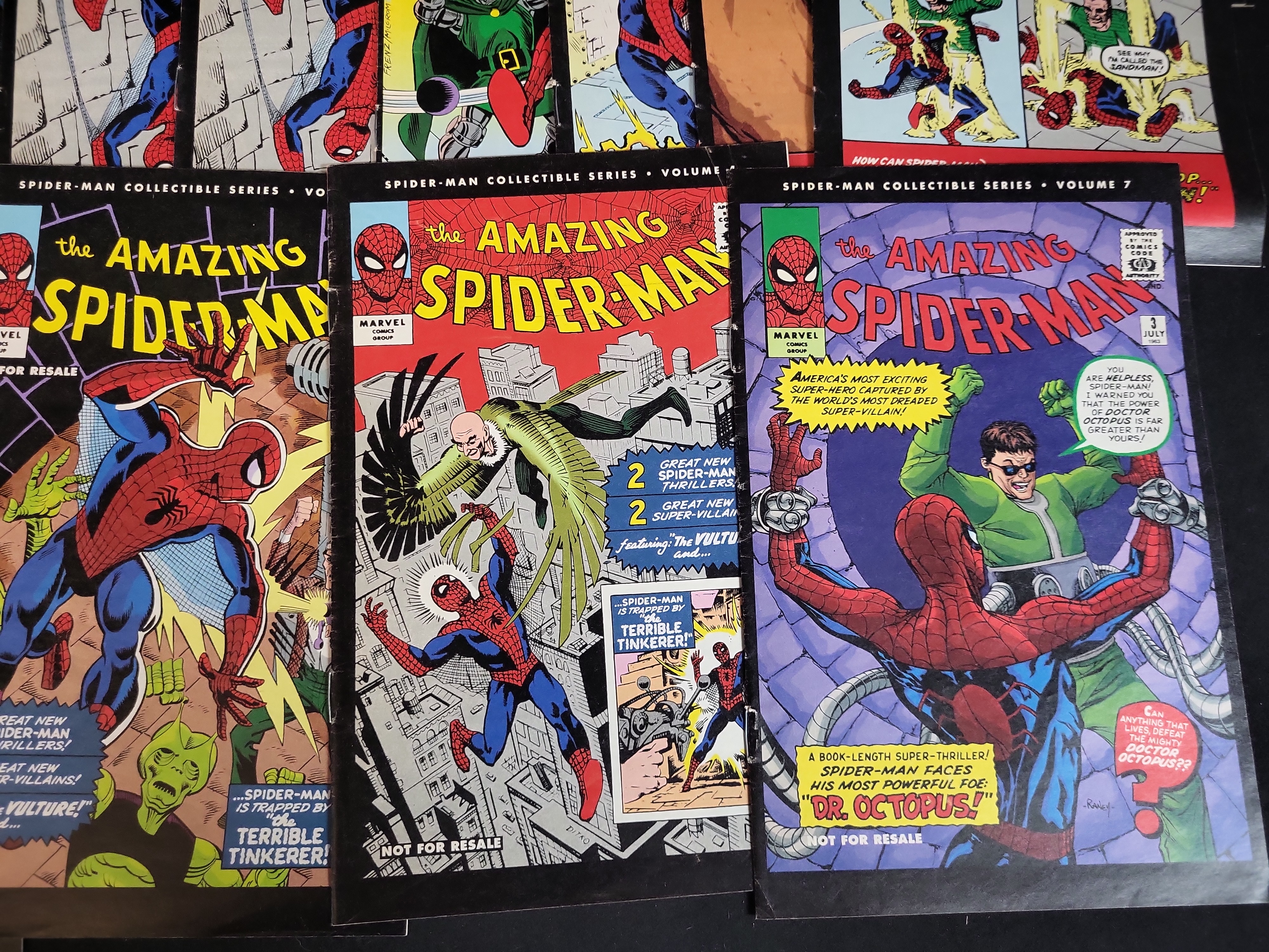 I03714 | A Collection of Approximately 60 Spider-Man Collectible Series Promotional Reprint Comic Books