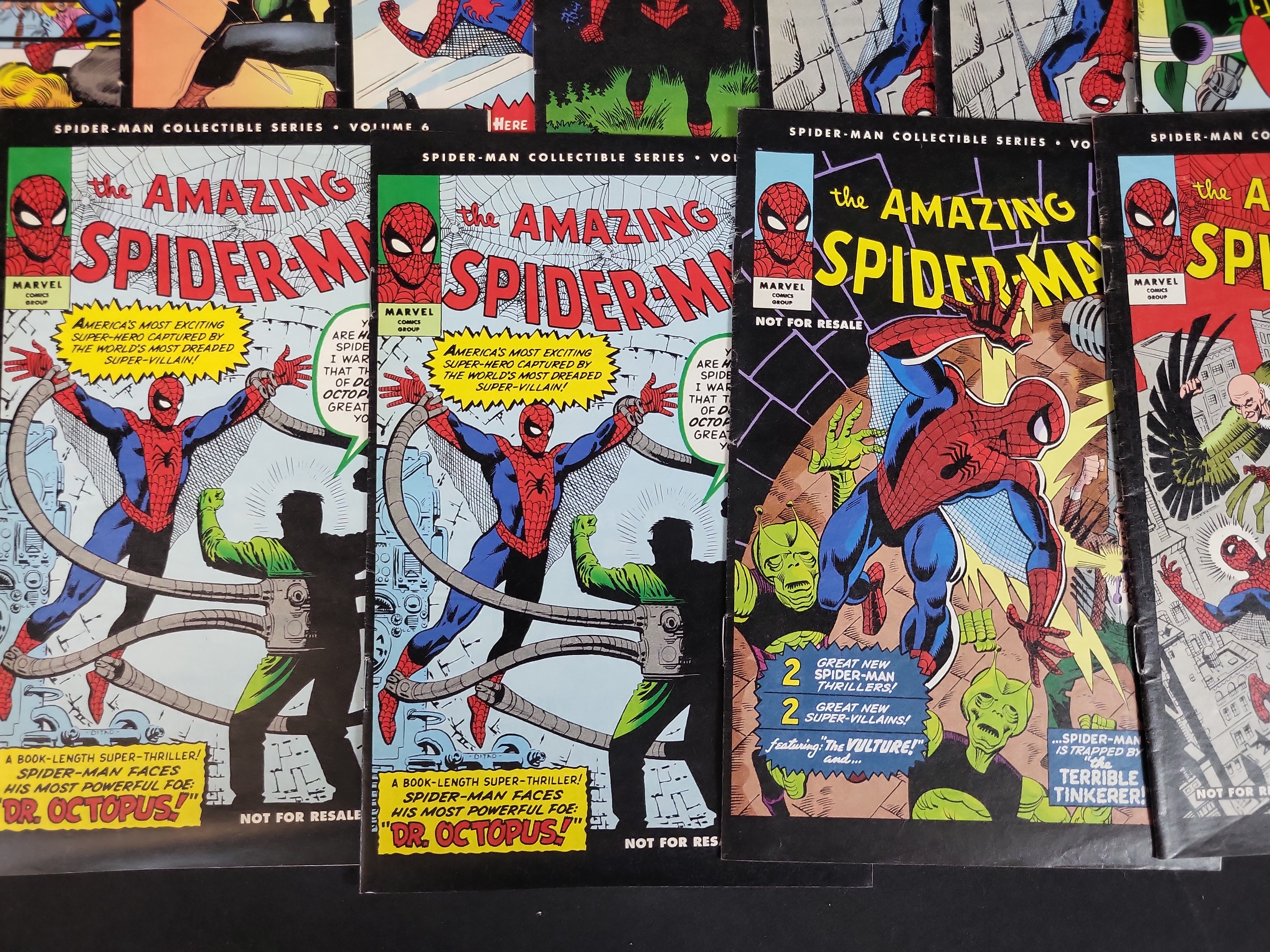 I03714 | A Collection of Approximately 60 Spider-Man Collectible Series Promotional Reprint Comic Books