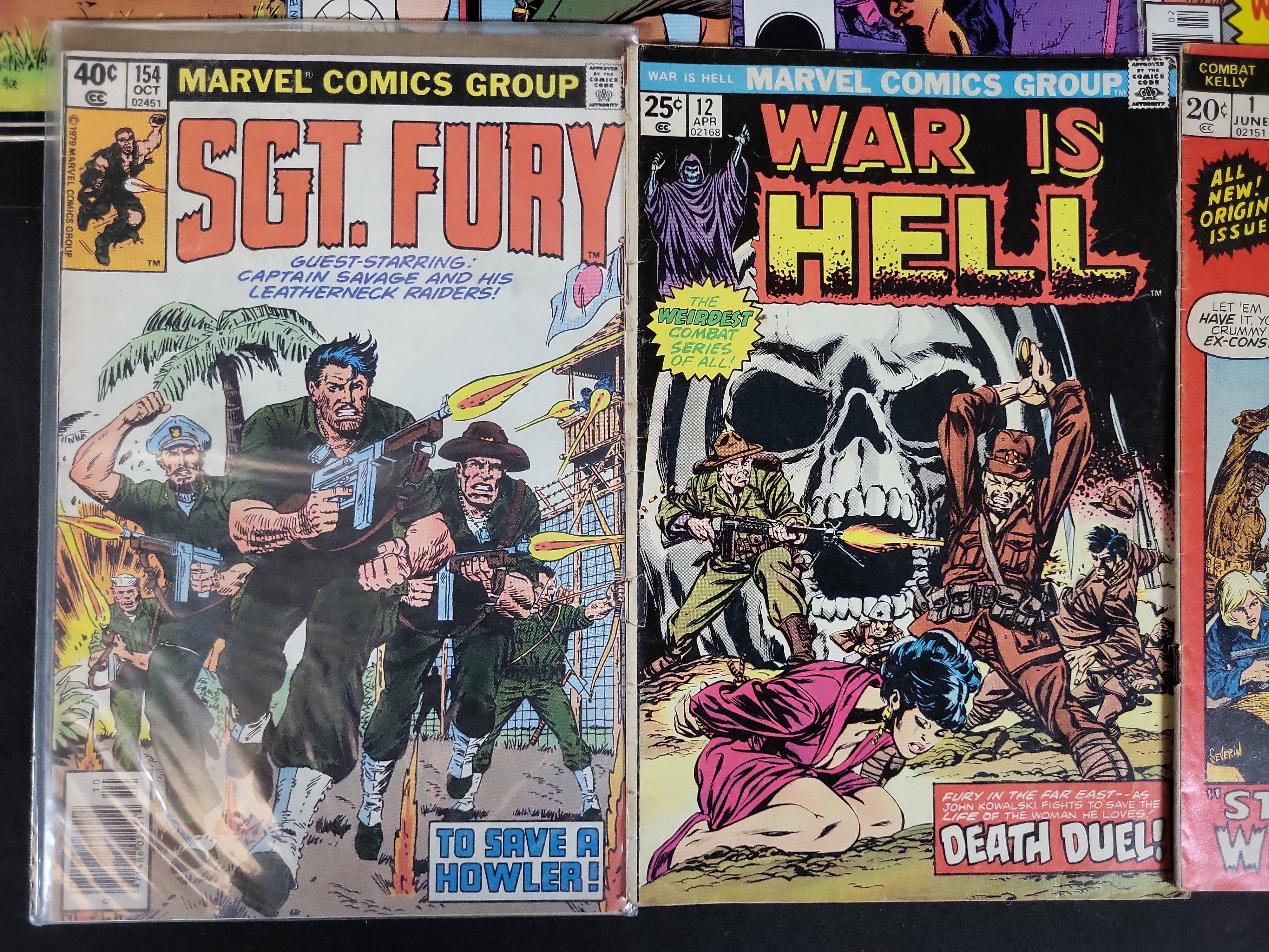 I03730 | Collection of 15 Marvel and Marvel Imprint War and Military Comic Books