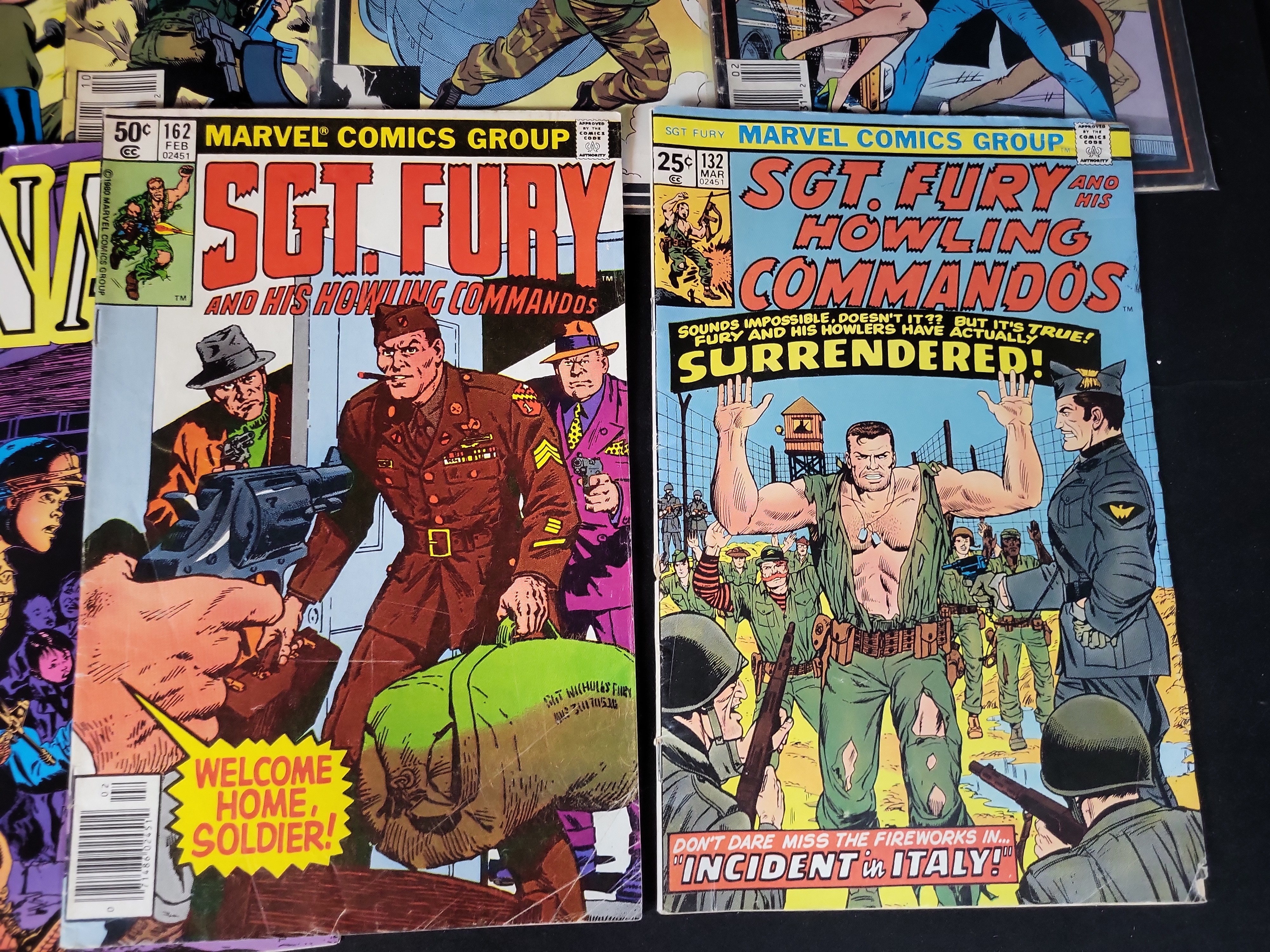 I03730 | Collection of 15 Marvel and Marvel Imprint War and Military Comic Books