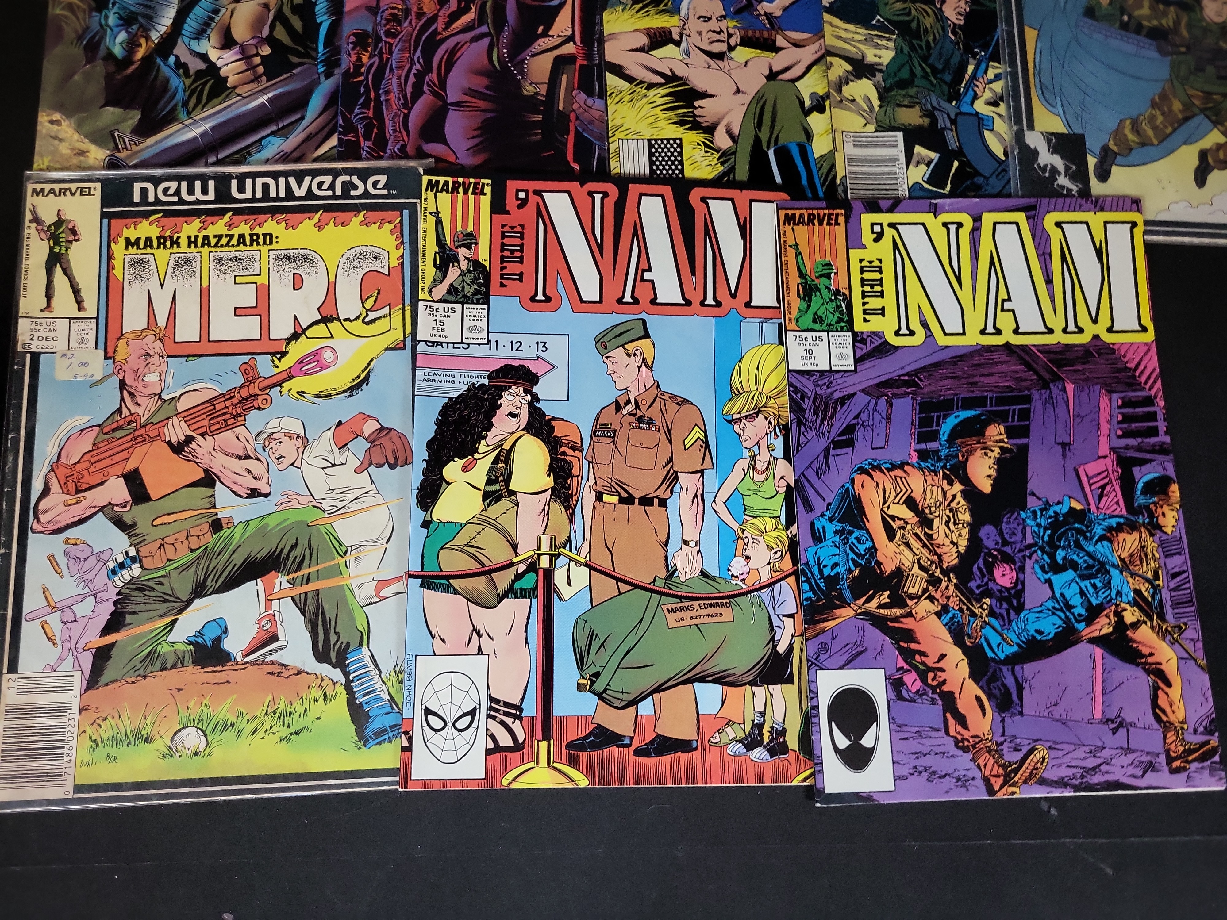 I03730 | Collection of 15 Marvel and Marvel Imprint War and Military Comic Books
