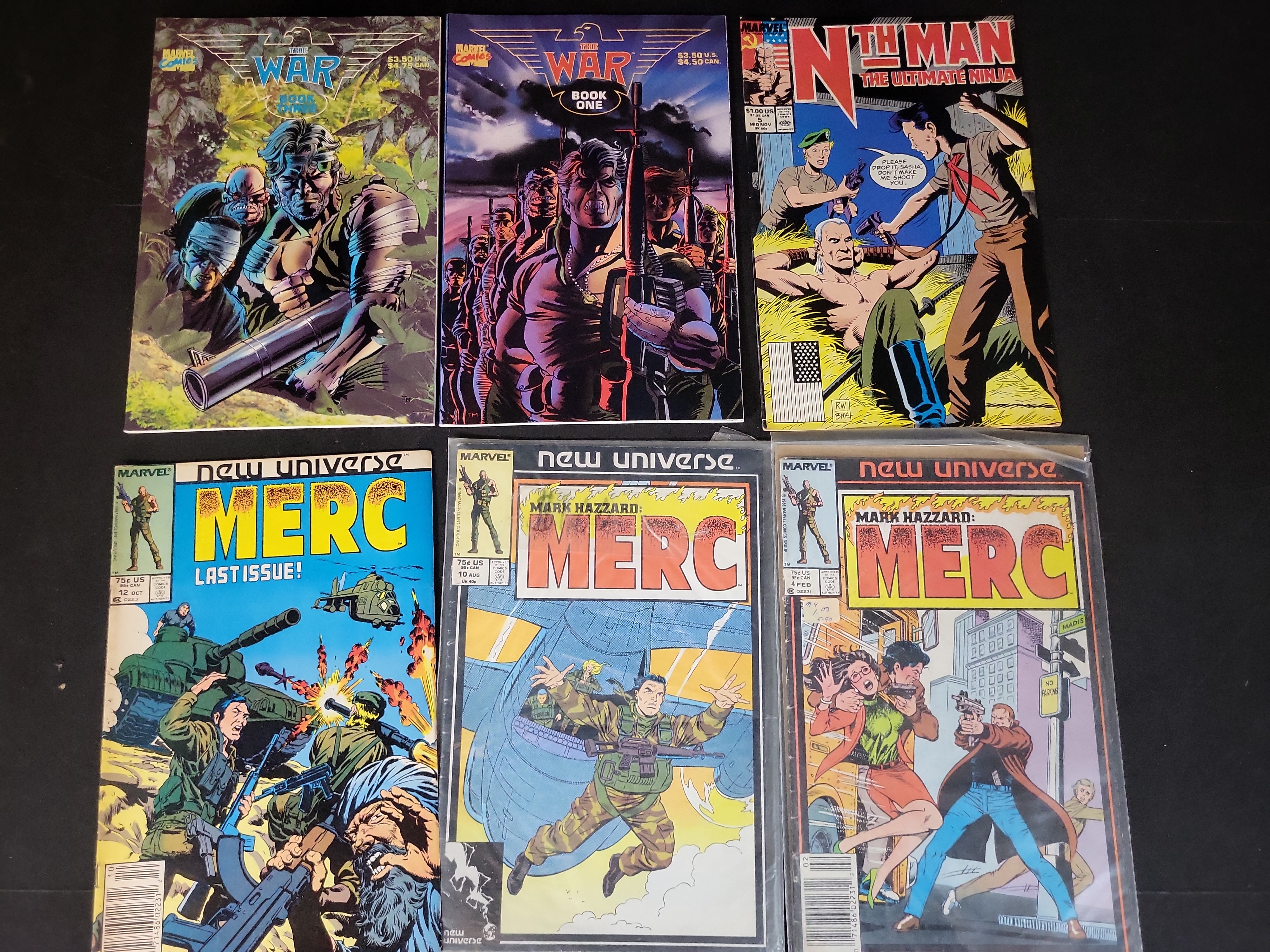 I03730 | Collection of 15 Marvel and Marvel Imprint War and Military Comic Books