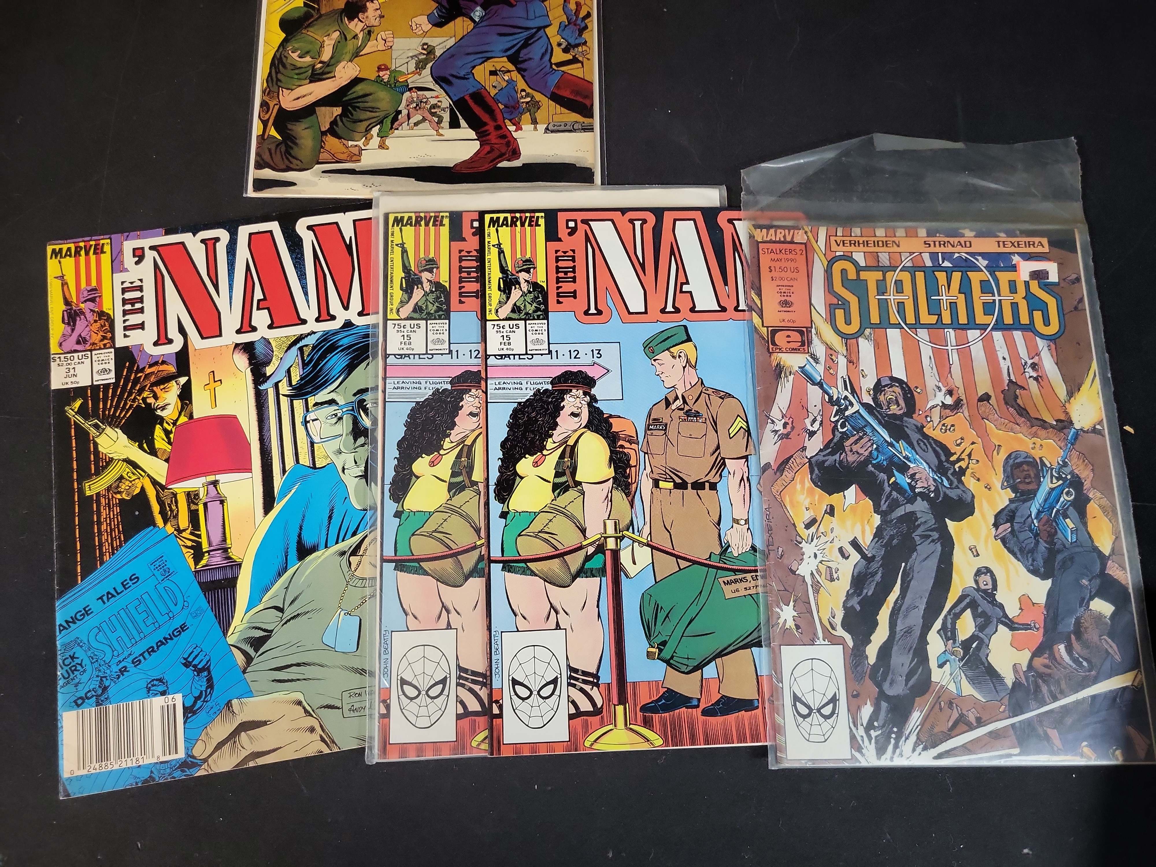 I03623 | A Collection of Approximately 25 Marvel and Epic War Comic Books Including Sgt. Fury and The Nam