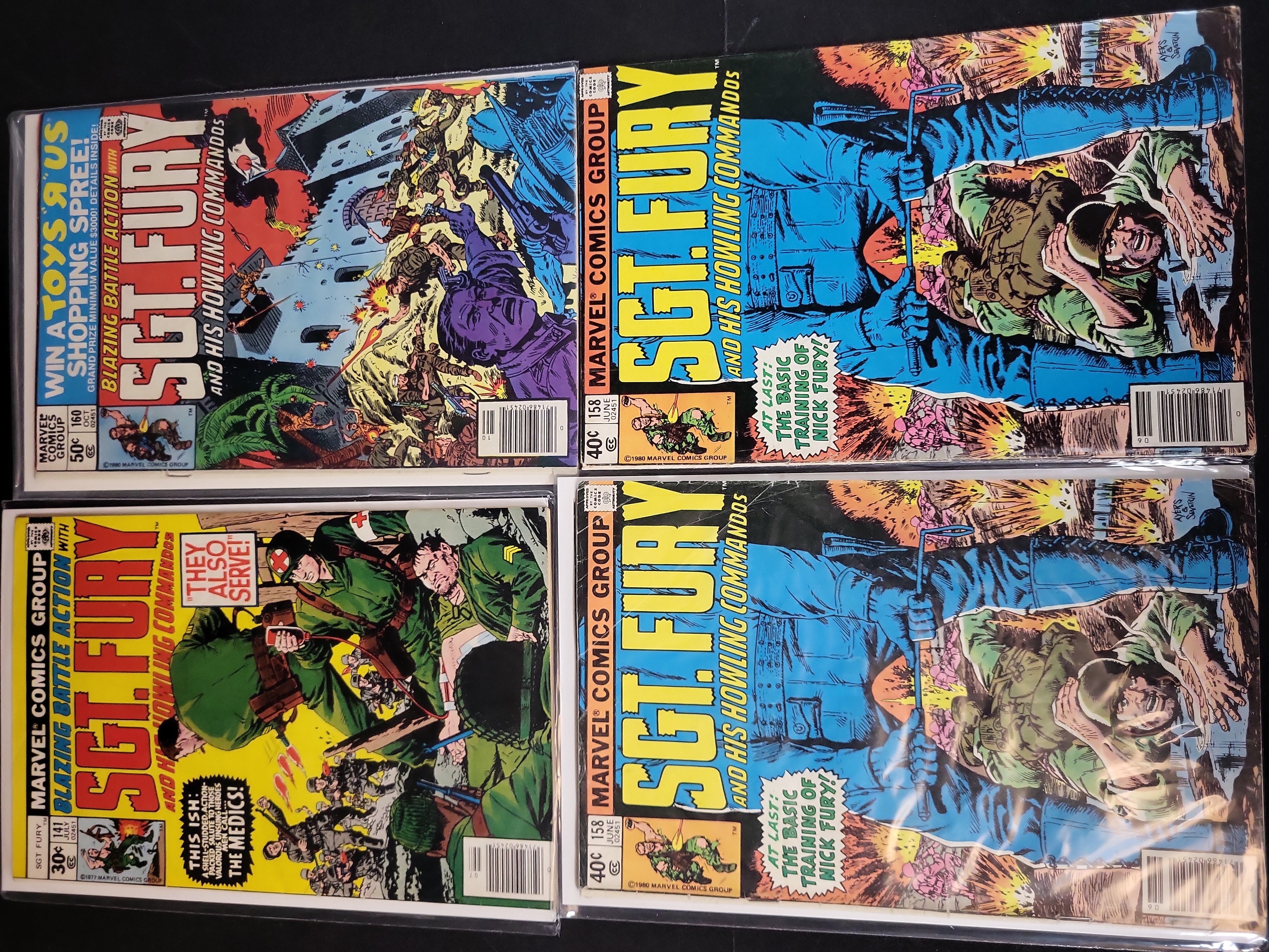 I03623 | A Collection of Approximately 25 Marvel and Epic War Comic Books Including Sgt. Fury and The Nam