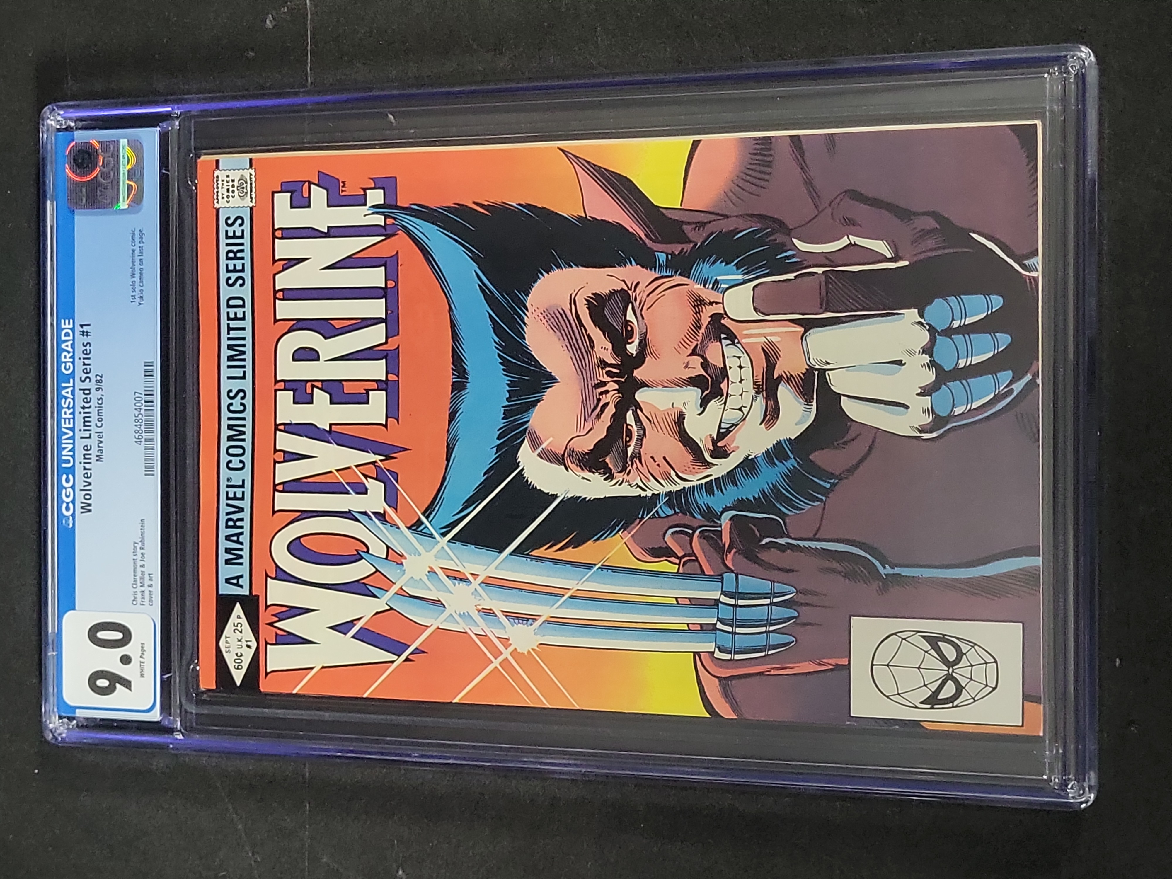 I03475 | Wolverine Limited Series #1 CGC 9.0 Marvel Comics 1982