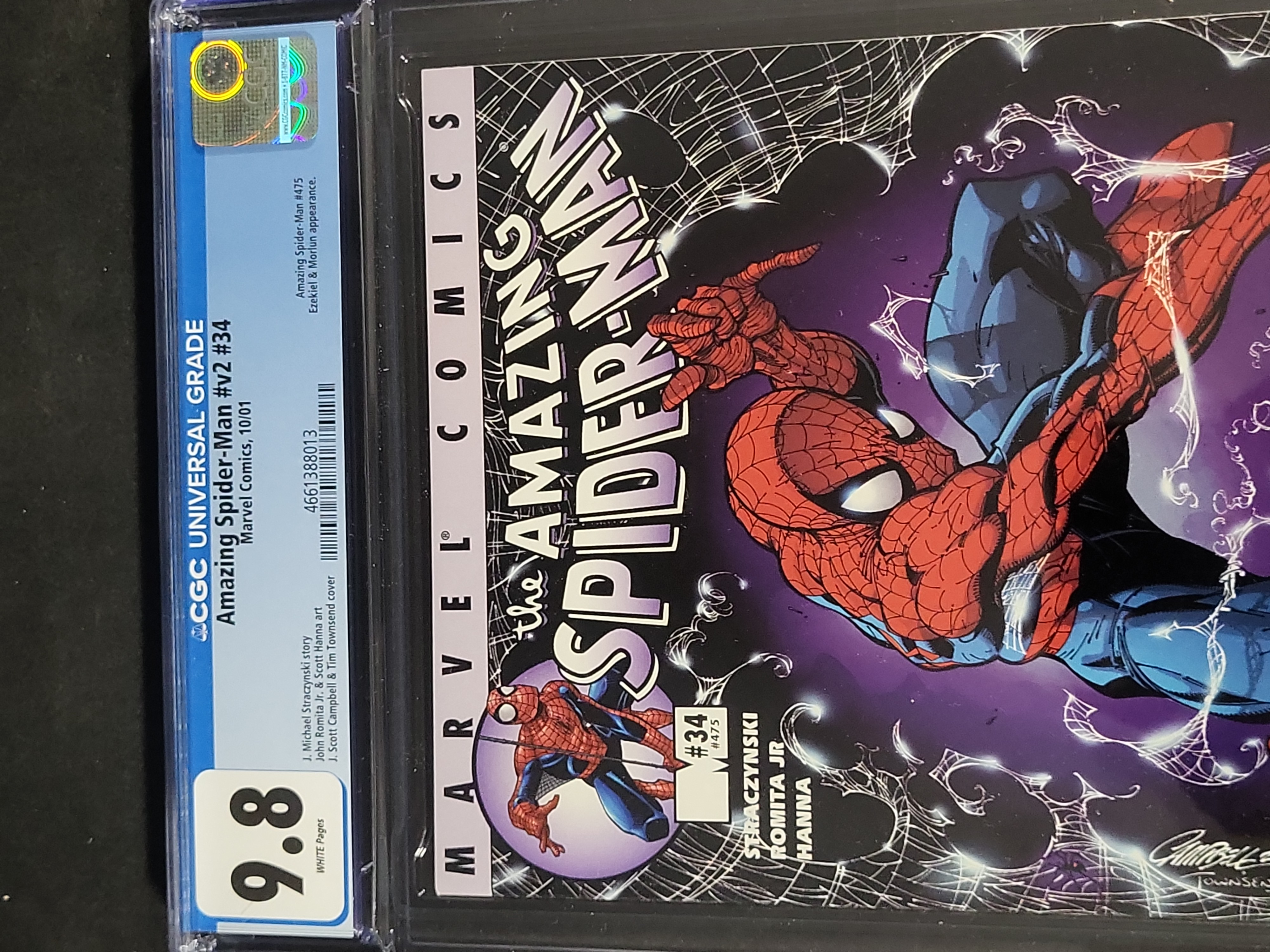 I03476 | Amazing Spider-Man Volume 2 Number 34 CGC 9.8 Marvel Comics 2001