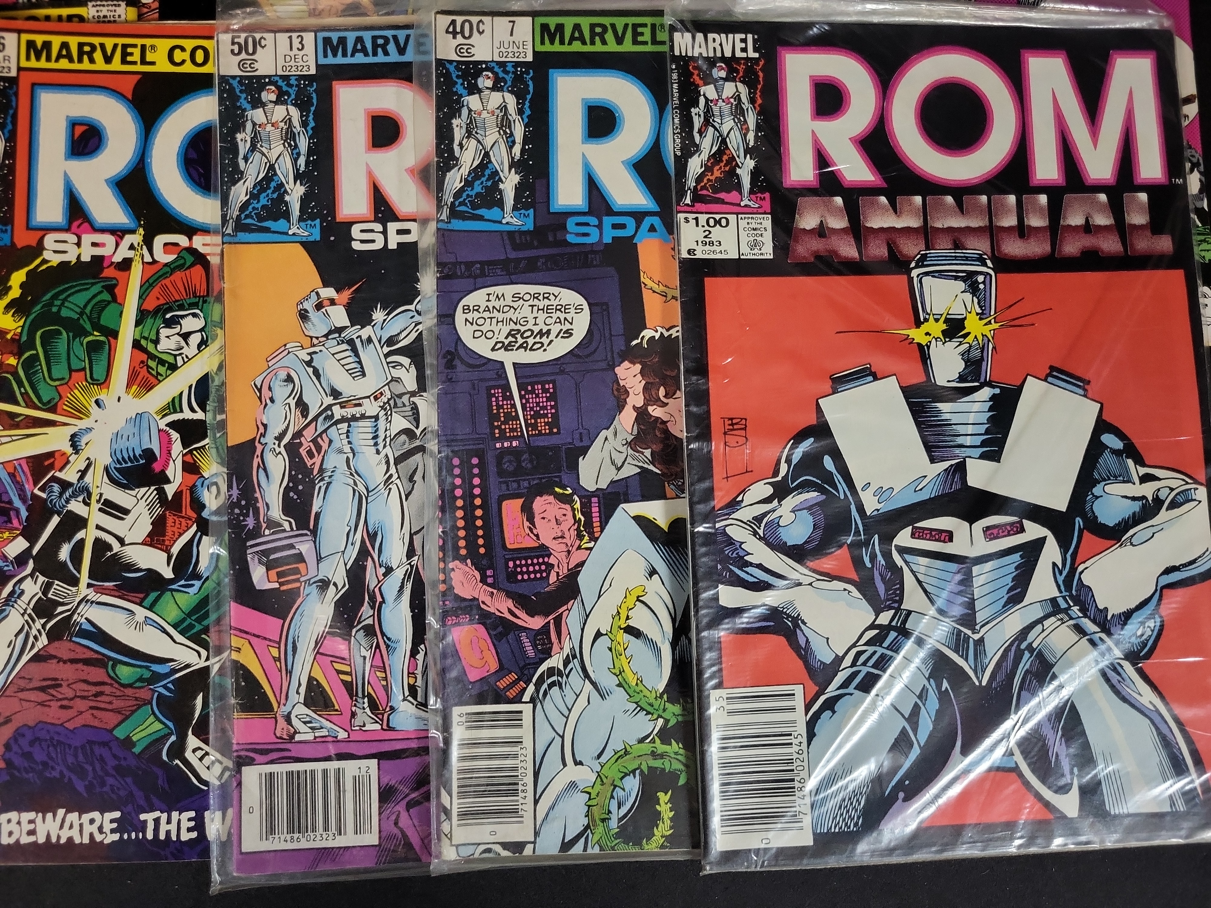 I03774 | A Collection of Marvel Comics Group ROM Spaceknight Bronze Age Comic Books
