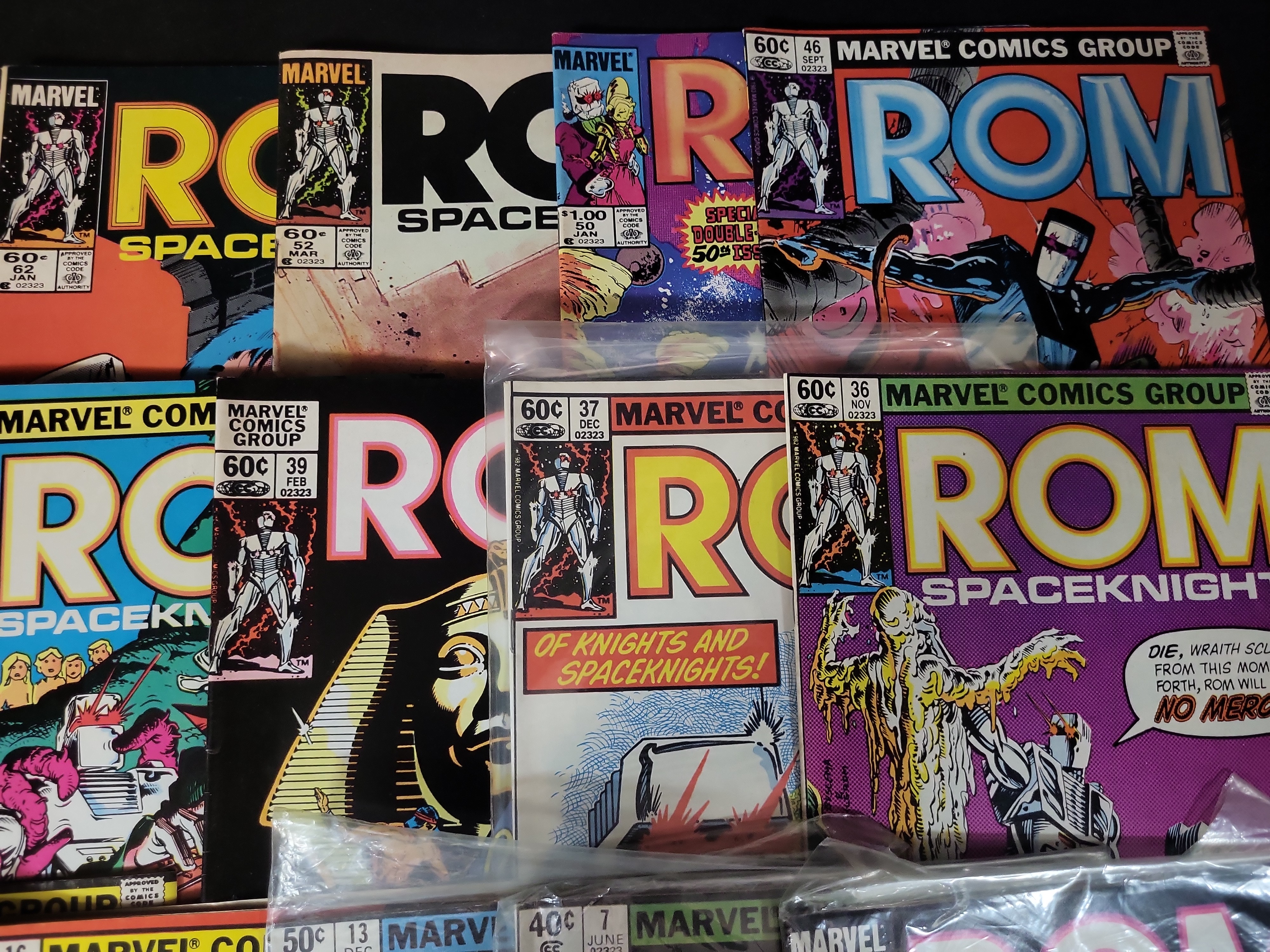 I03774 | A Collection of Marvel Comics Group ROM Spaceknight Bronze Age Comic Books