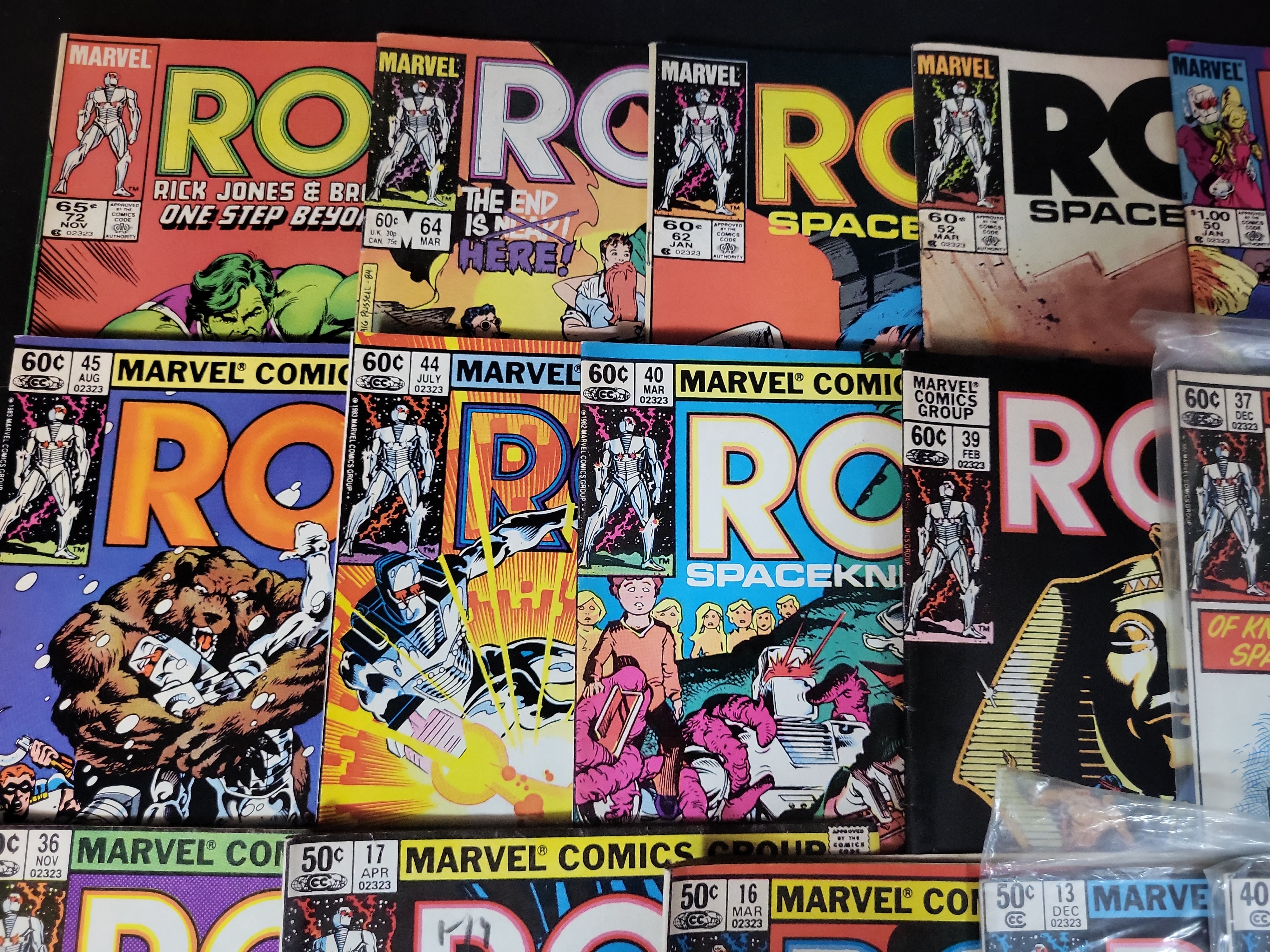 I03774 | A Collection of Marvel Comics Group ROM Spaceknight Bronze Age Comic Books