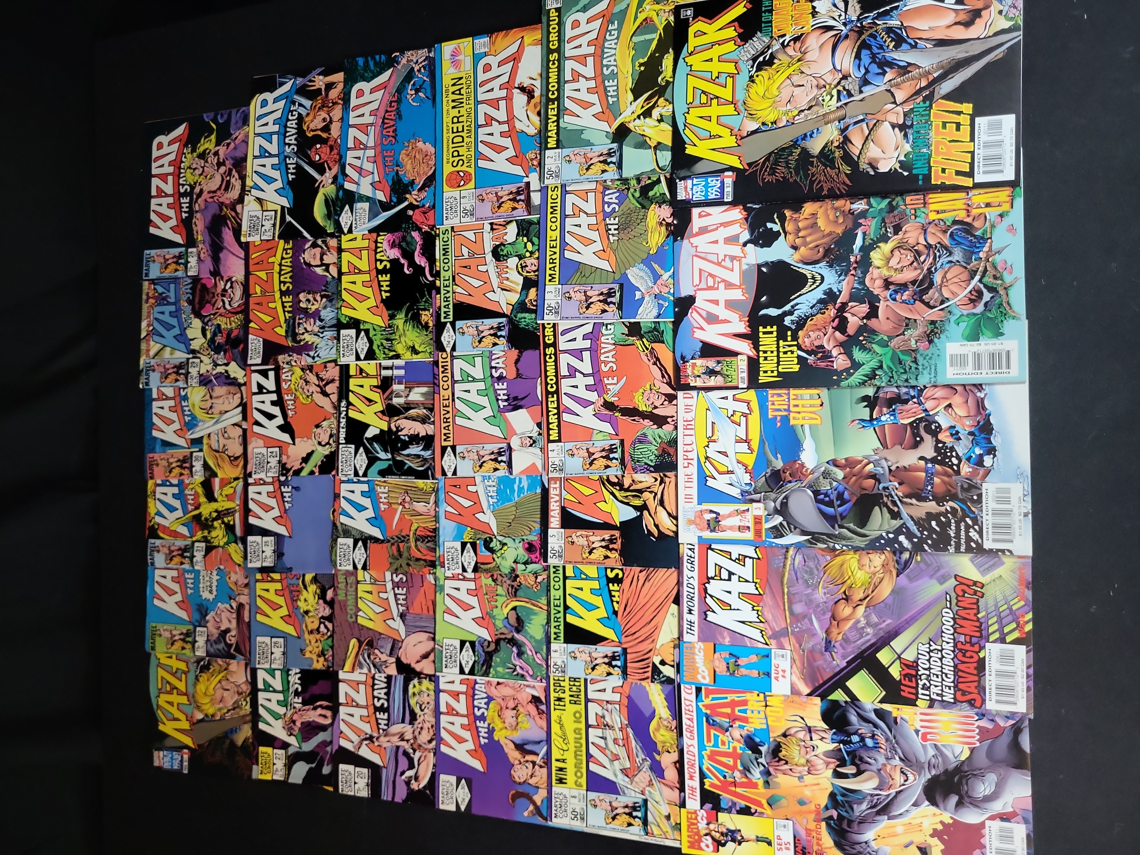 I03750 | A Collection of Marvel Ka-Zar Comic Books Including Ka-Zar The Savage and 1997 Series