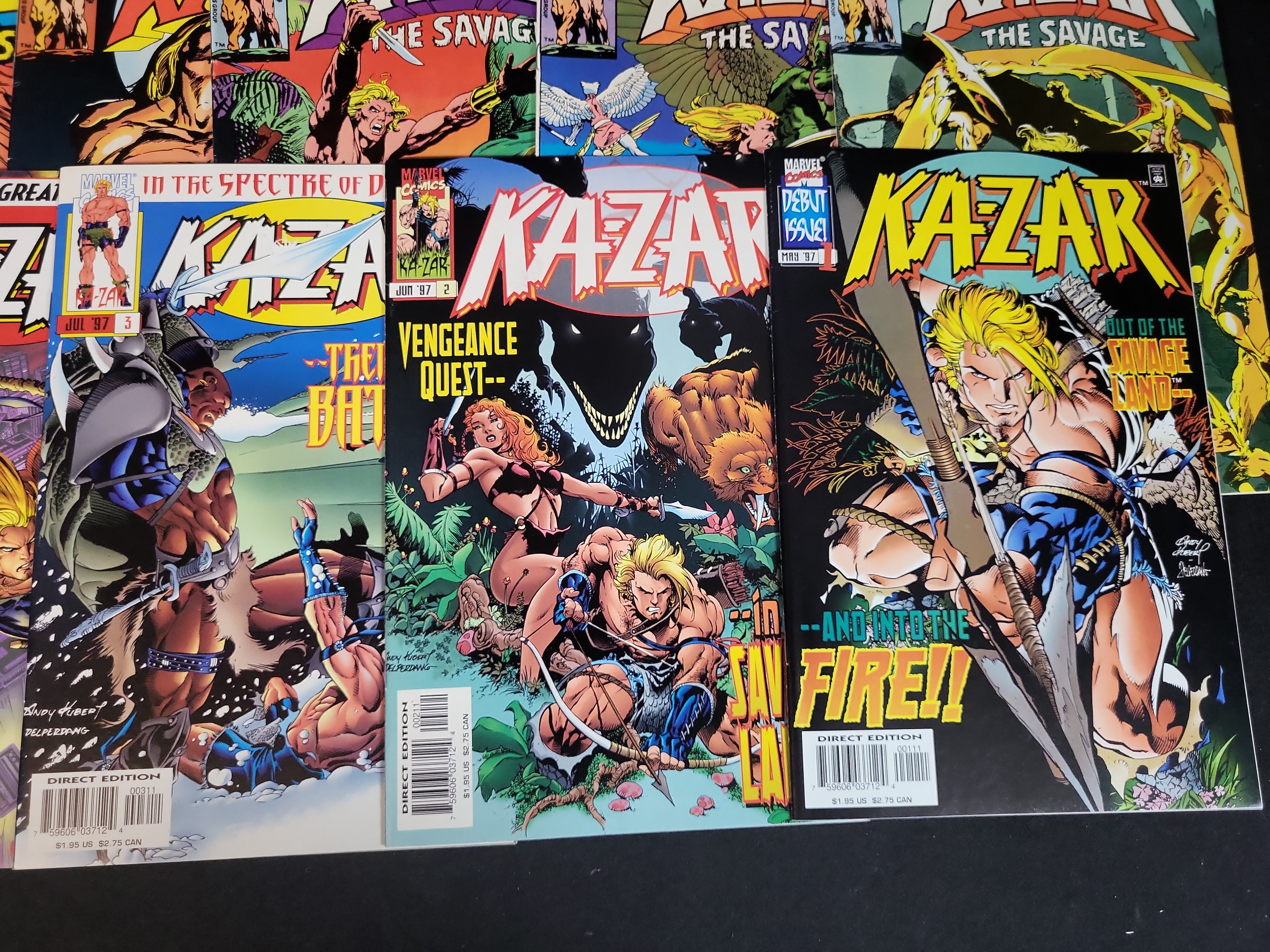 I03750 | A Collection of Marvel Ka-Zar Comic Books Including Ka-Zar The Savage and 1997 Series