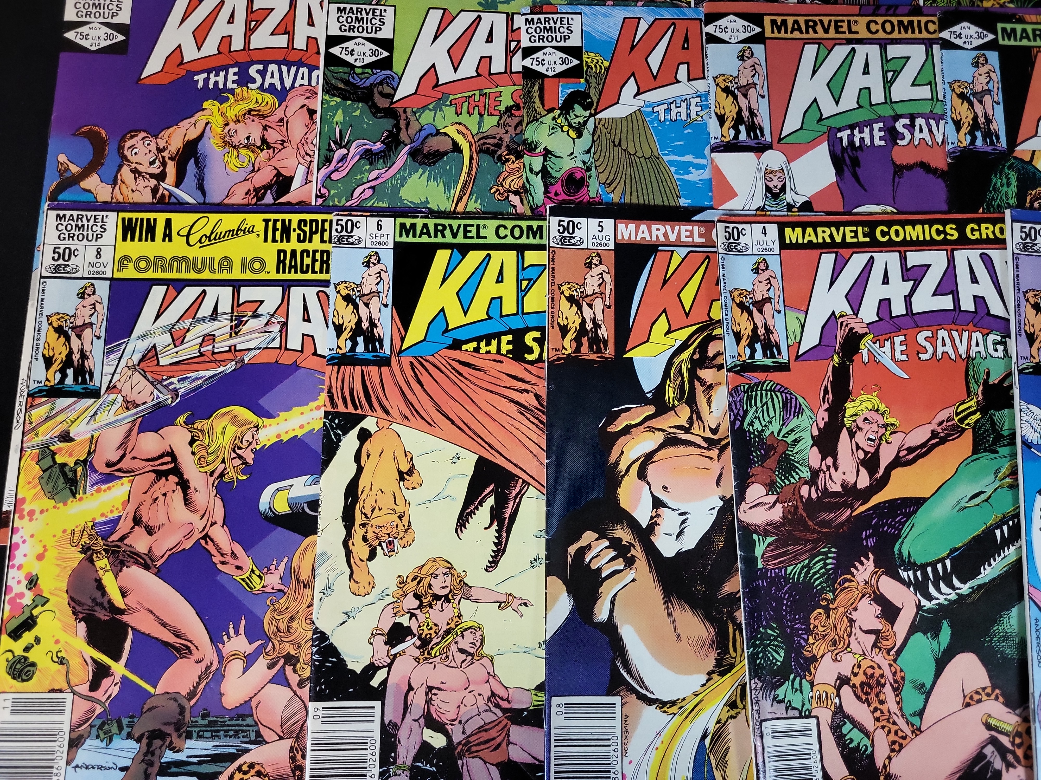 I03750 | A Collection of Marvel Ka-Zar Comic Books Including Ka-Zar The Savage and 1997 Series